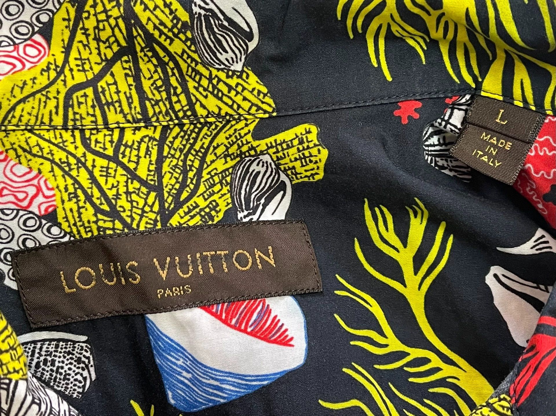 Louis Vuitton Louis Vuitton Runway Floral Regular Fit Shirt Men's L Size US L / EU 52-54 / 3 - 3 Thumbnail