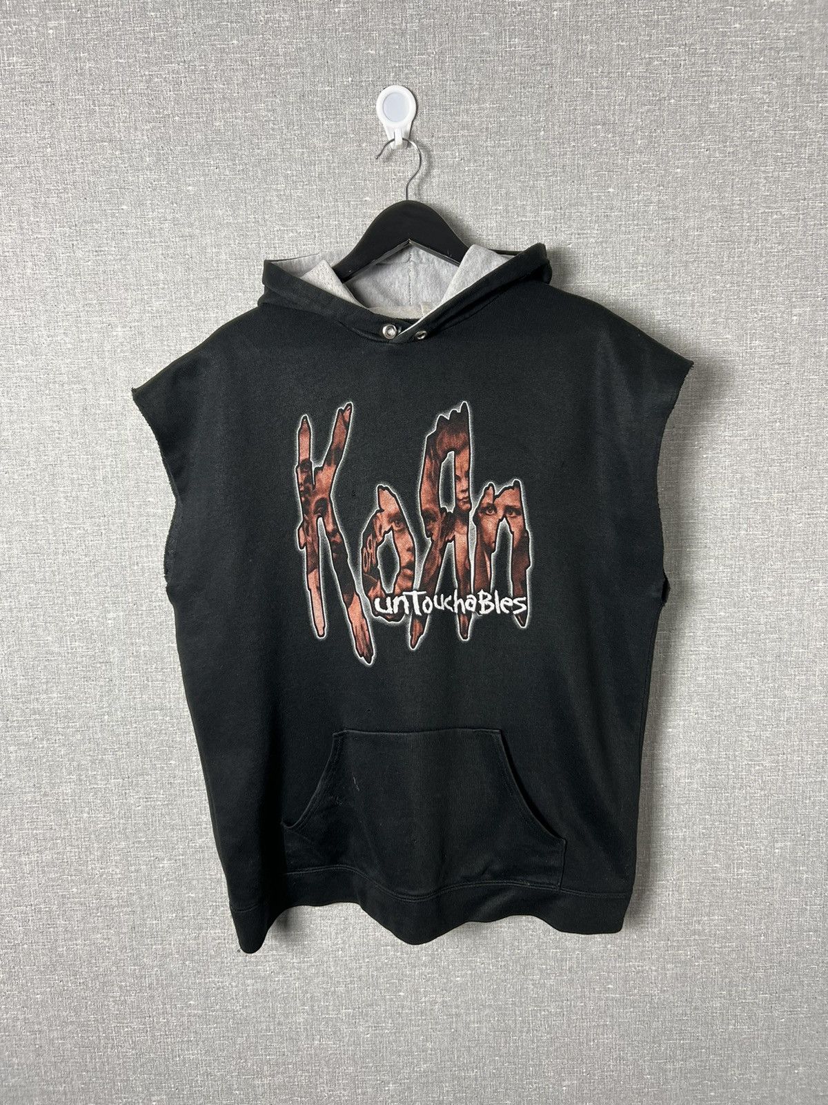 Band Tees Vintage Korn Untouchables Sleeveless Hoodie Size US XL / EU 56 / 4 - 1 Thumbnail