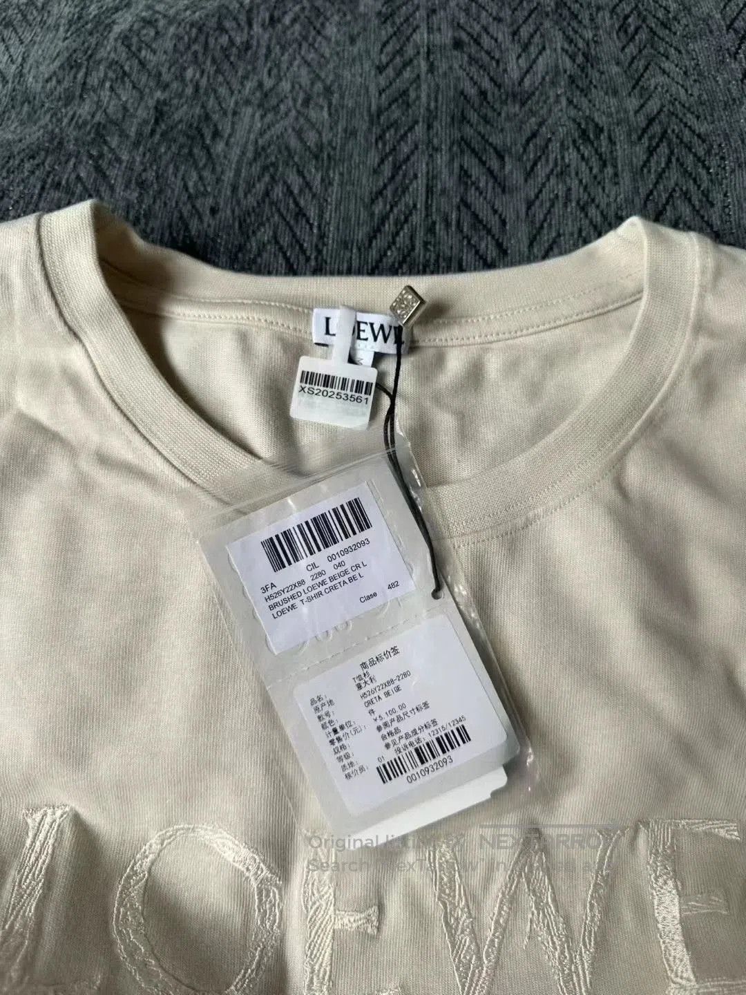 Loewe Loewe Embroidered Short Sleeve Tee. Size US L / EU 52-54 / 3 - 3 Thumbnail