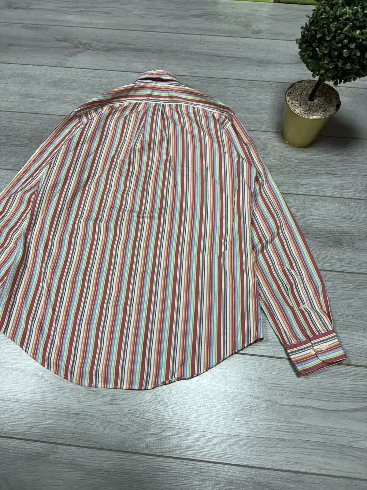 Polo Ralph Lauren Ralph Lauren POLO vintage stripped shirt buttons Size US M / EU 48-50 / 2 - 9 Thumbnail