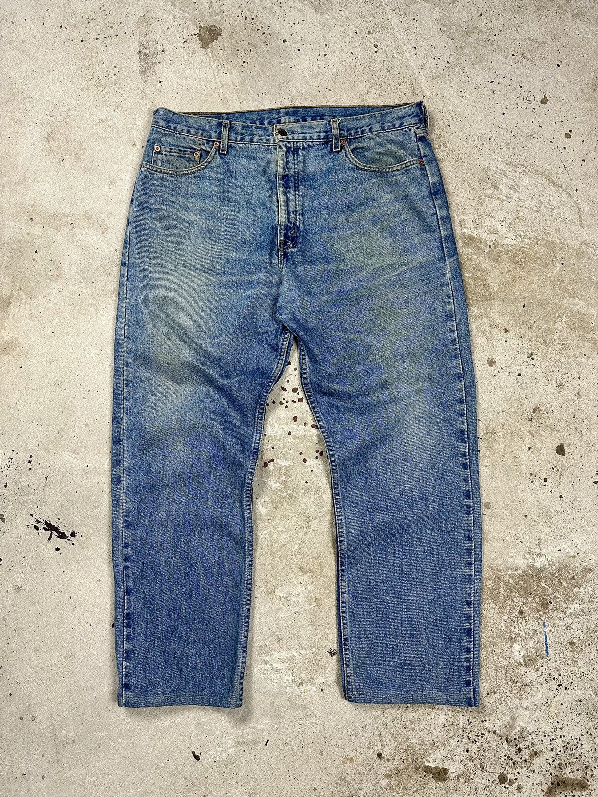 Vintage 1996 Levi’s 615 Orange Tab Baggy Denim Pants Jeans