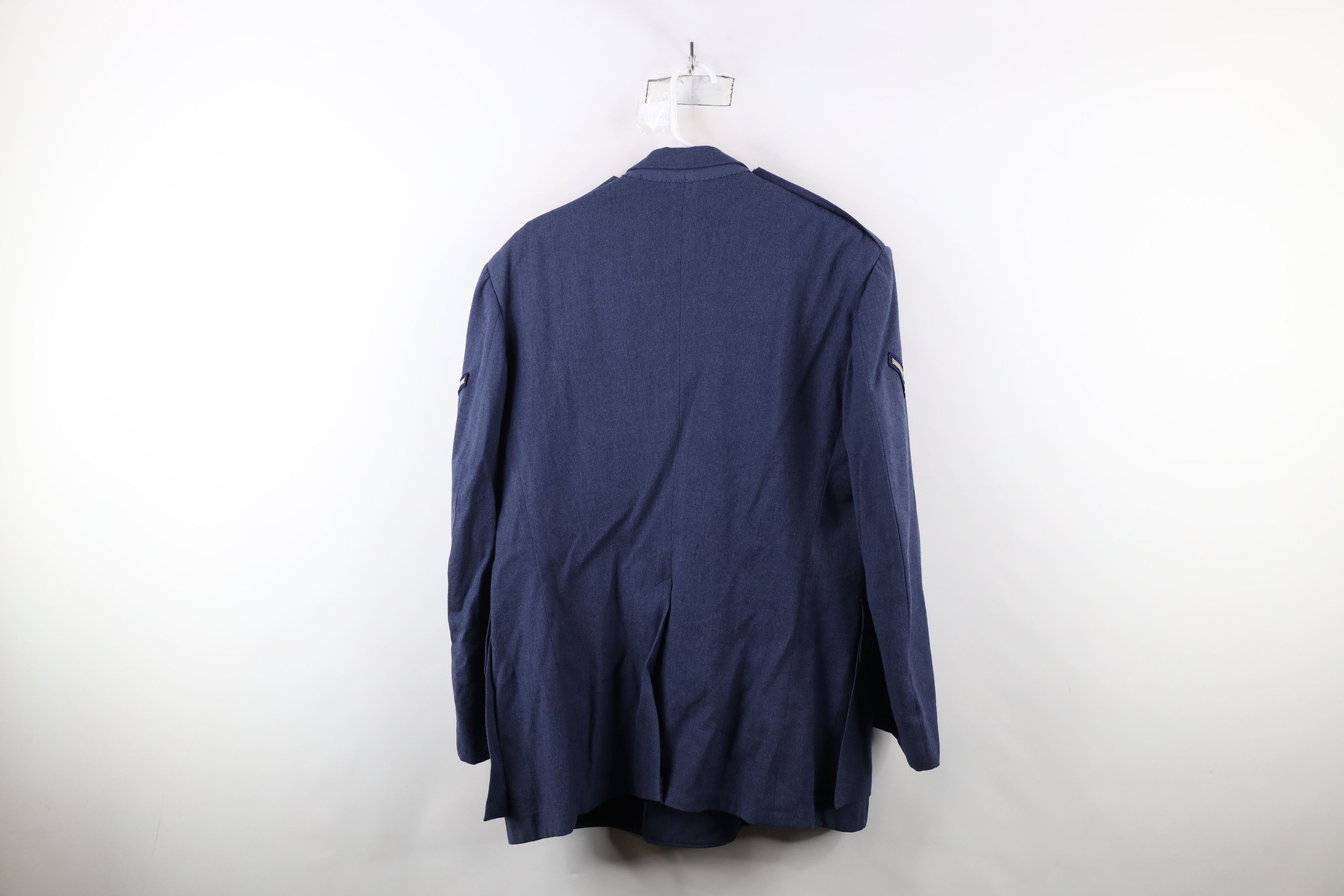 Vintage Vintage 60s Vietnam War Blue 1084 Officer Jacket Coat USA Size US L / EU 52-54 / 3 - 13 Thumbnail