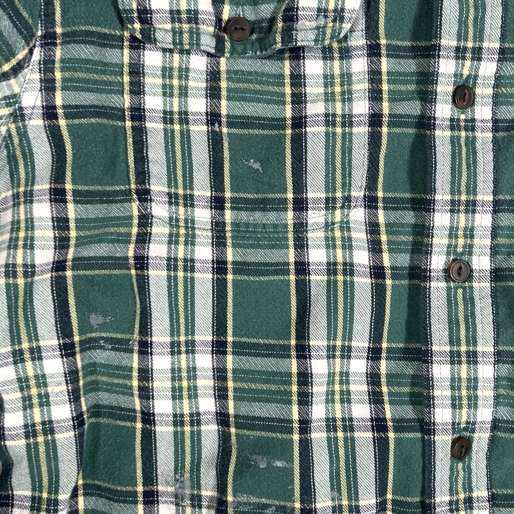 Vintage L.L. Bean Flannel Shirt Green Medium Mens Long Sleeve Button-Up Regular Size M Size US M / EU 48-50 / 2 - 3 Thumbnail