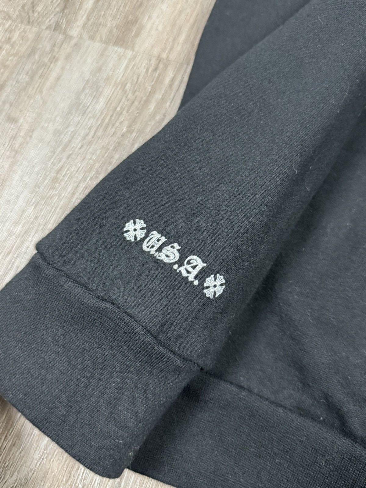 Chrome Hearts Chrome Hearts Silver Glitter Pullover Hoodie Size XL Size US XL / EU 56 / 4 - 9 Thumbnail