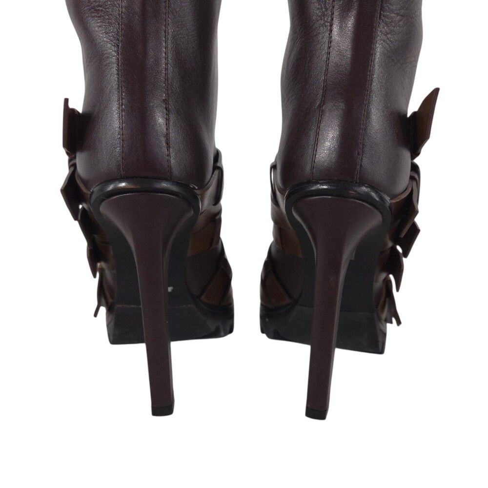 Dsquared2 Dsquared2 Multi Buckle Lug Sole Tall Boots US 5.5 IT 35.5 W Size US 5.5 / IT 35.5 - 8 Thumbnail