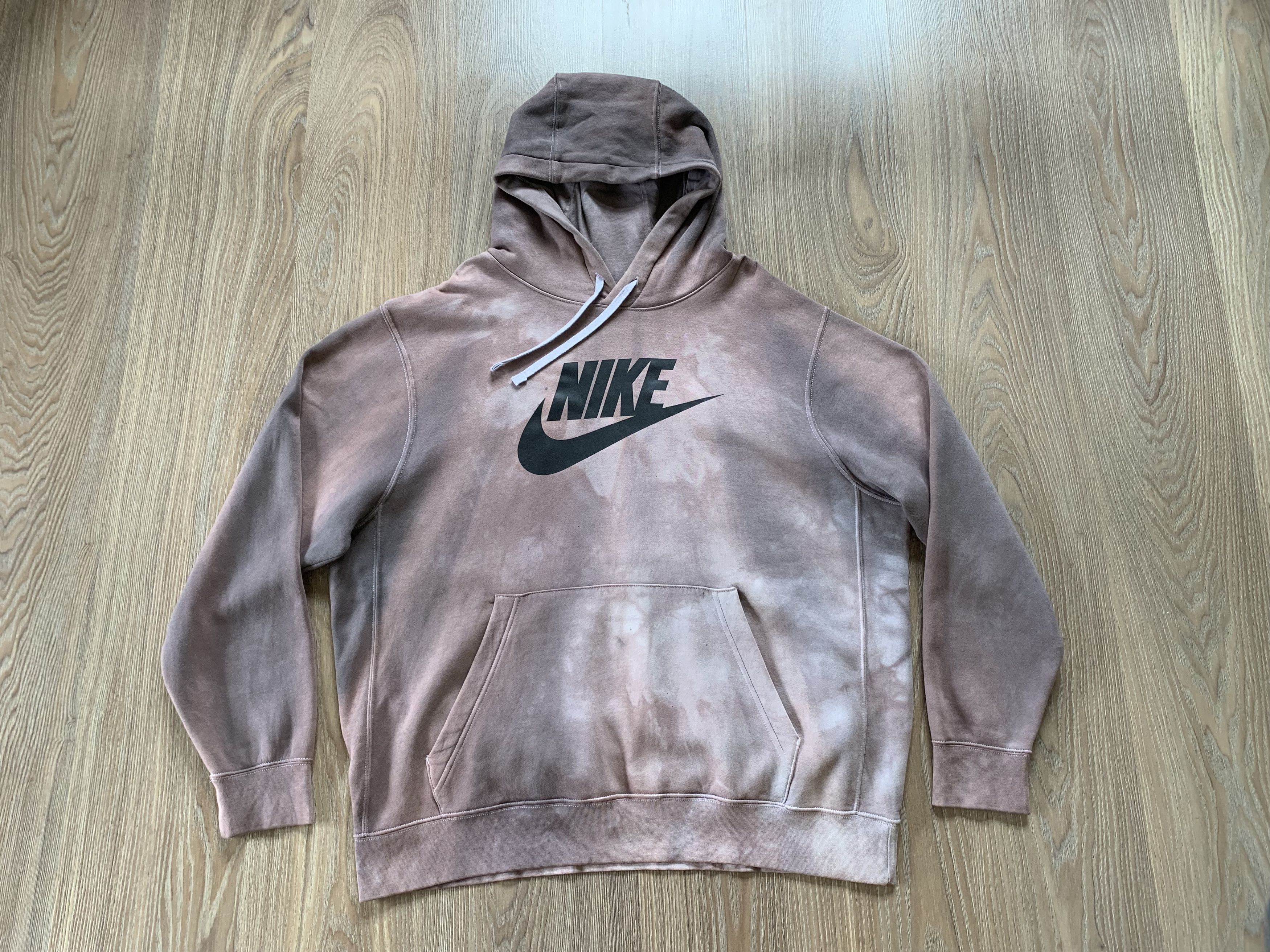 Nike Nike Centr Logo Cotton Tie Dye Hoodie Size US XL / EU 56 / 4 - 2 Thumbnail