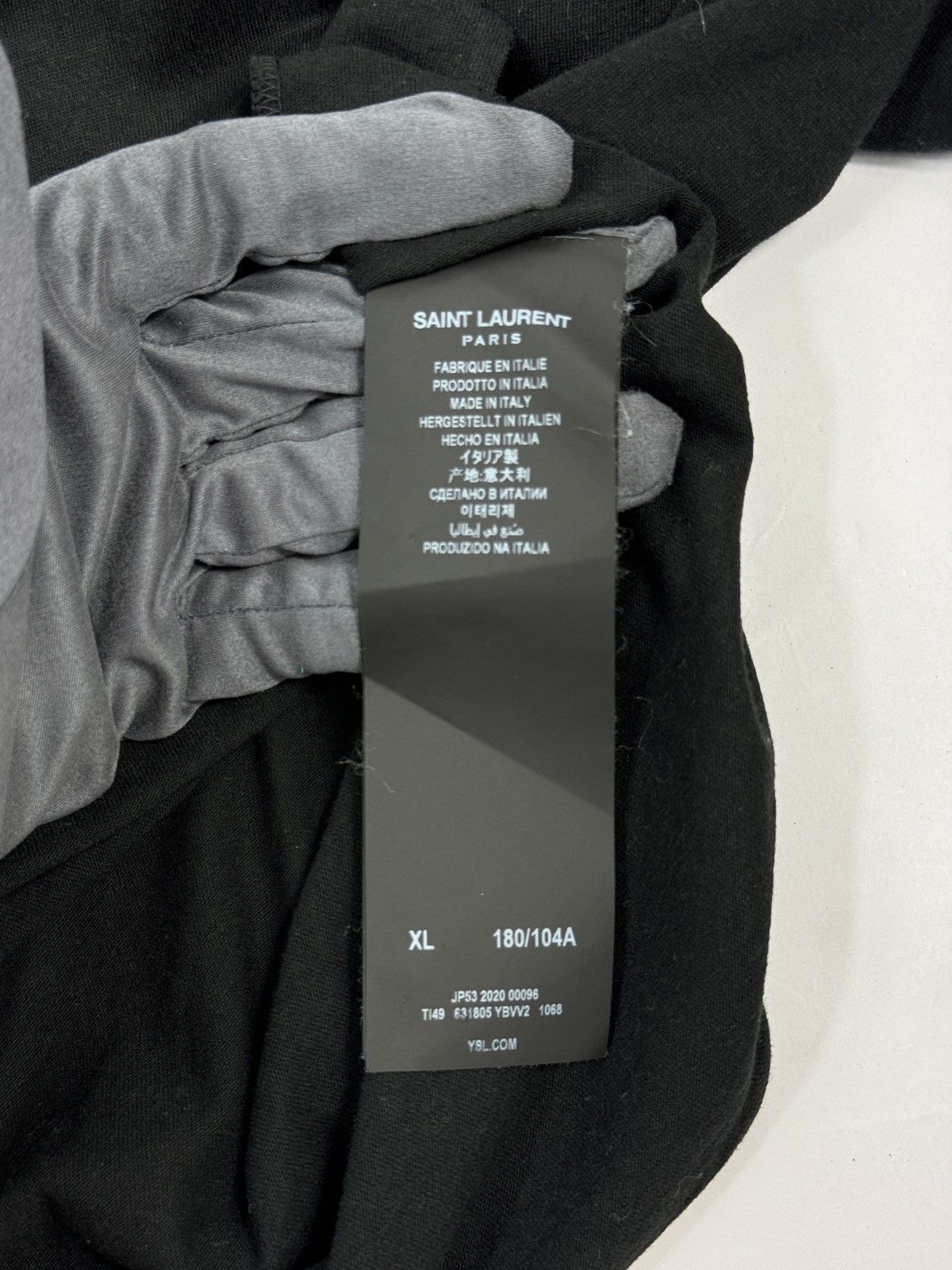 Saint Laurent Paris LOGO PRINT T-SHIRT Size US XL / EU 56 / 4 - 4 Thumbnail