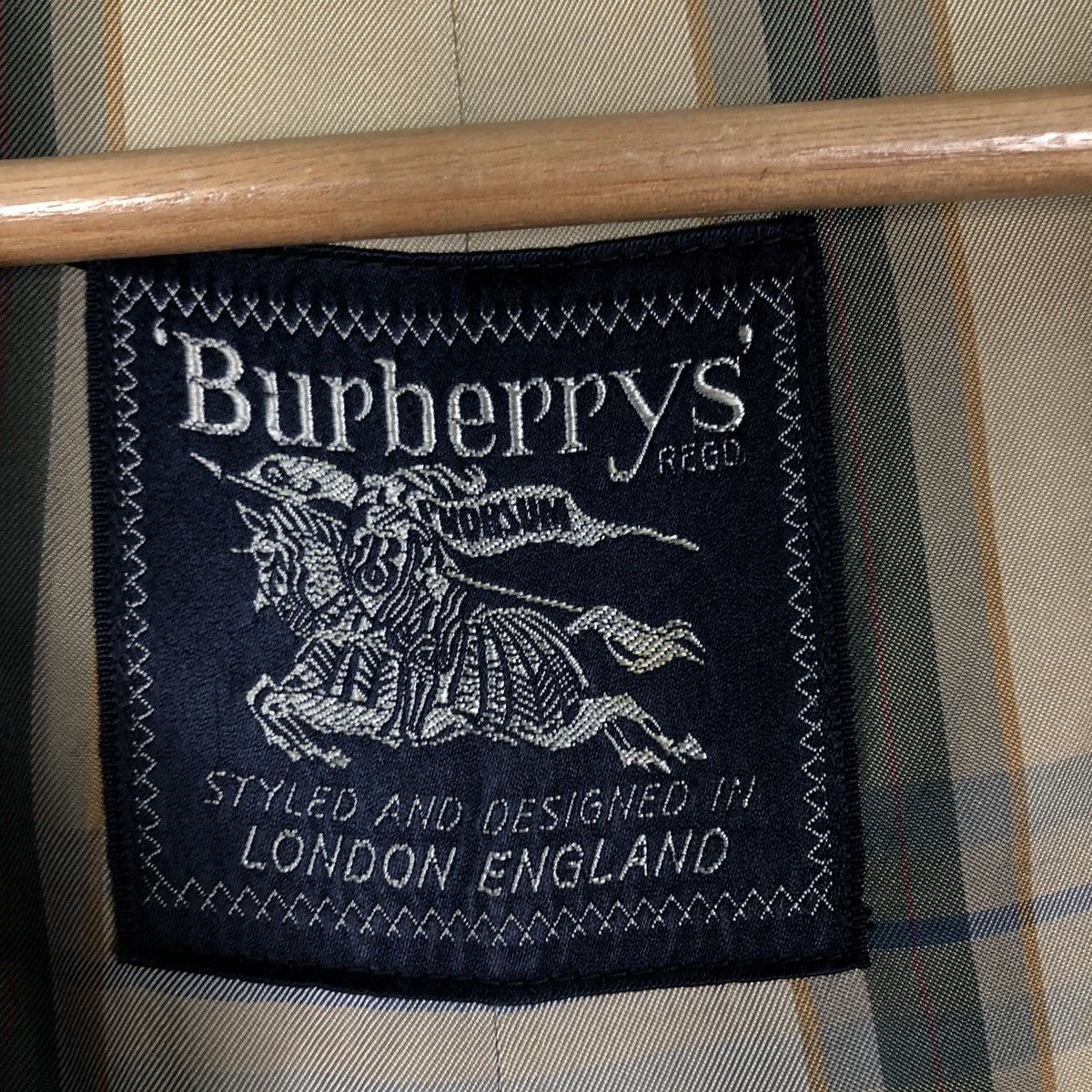 Burberry 🔥Vintage Burberrys London England Long Jacket Nova Check Size US M / EU 48-50 / 2 - 17 Thumbnail