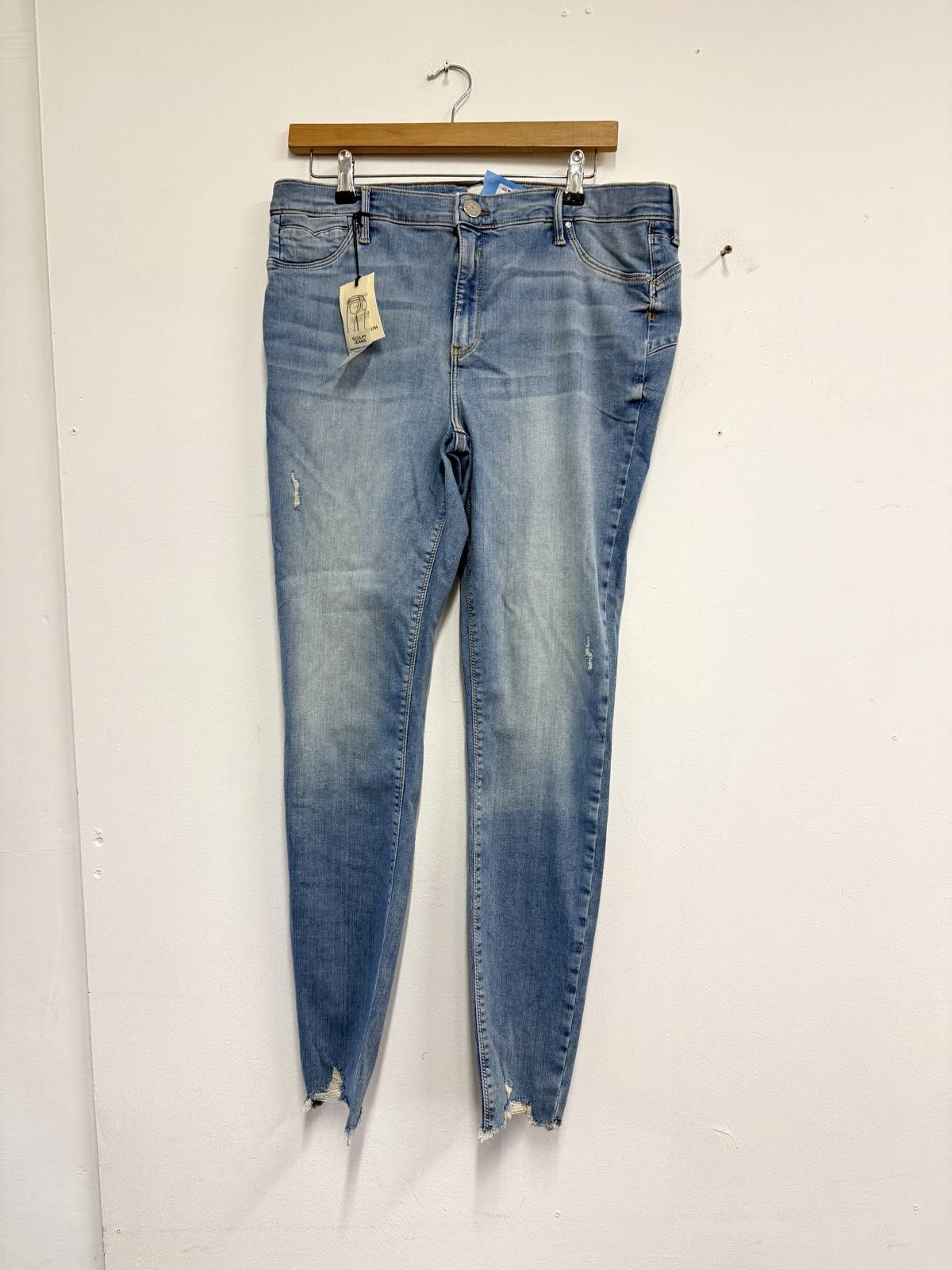 Other Molly Bracken Light Blue Skinny Jeans Size 12 Size 36" / US 14 / IT 50 - 1 Thumbnail