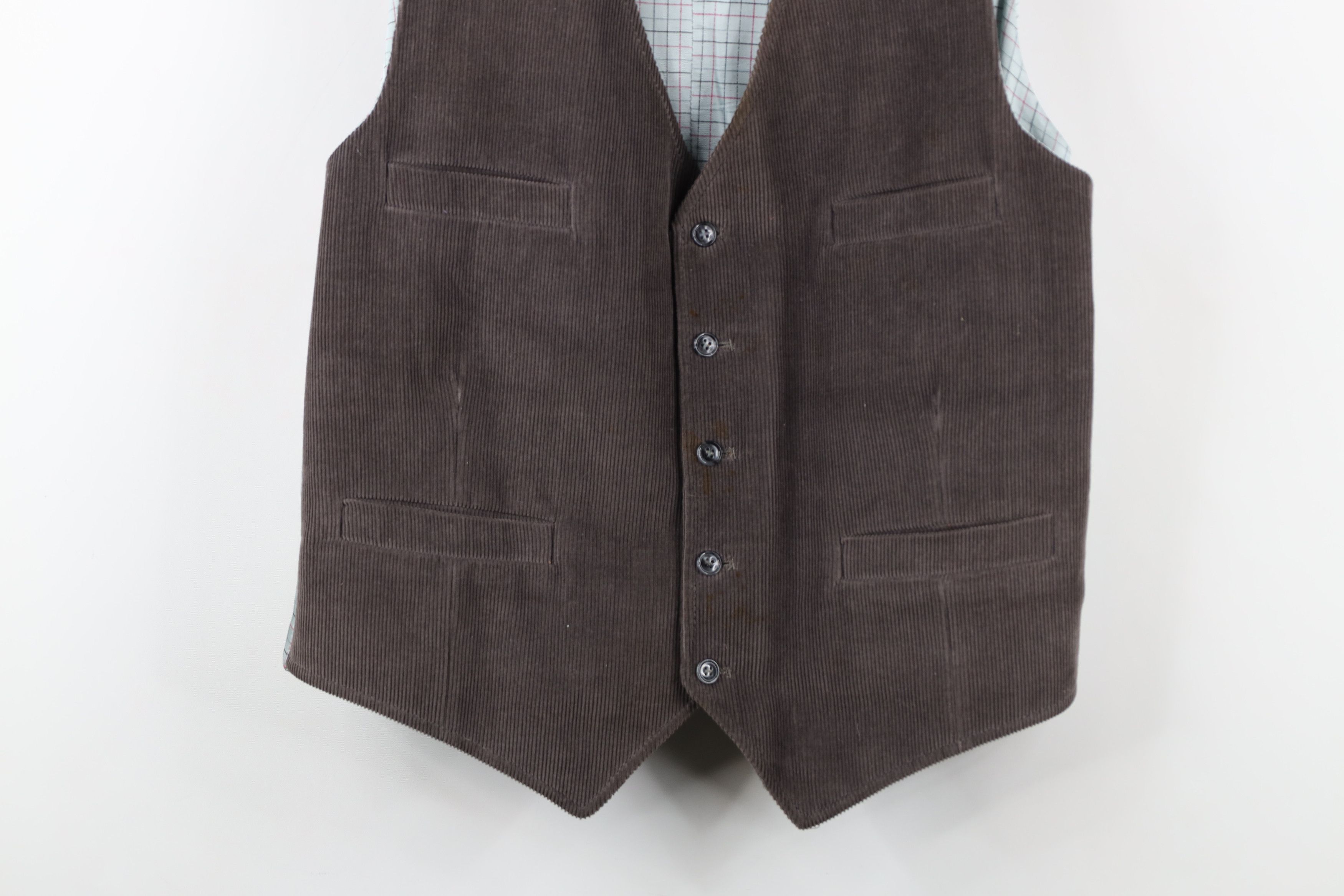 Vintage Vintage 70s Streetwear Buckle Corduroy Suit Vest Jacket USA Size US M / EU 48-50 / 2 - 3 Thumbnail