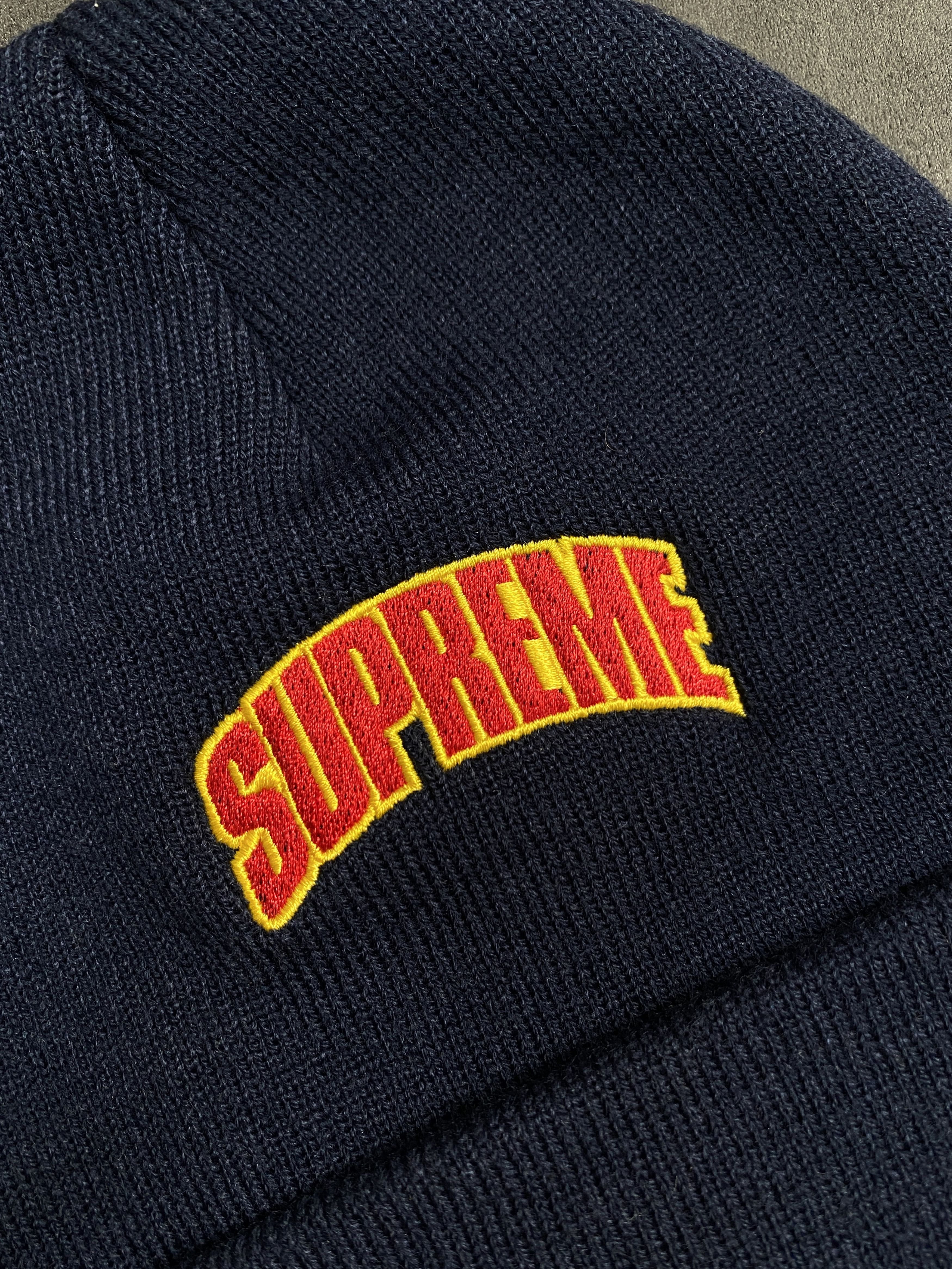 Supreme Deadstock Supreme 18FW Crown Logo Navy Beanie OS Size ONE SIZE - 2 Thumbnail