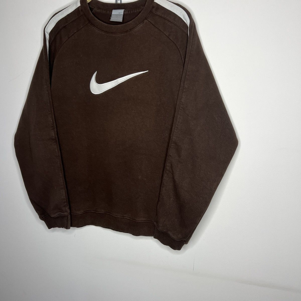 Nike × Vintage Sweatshirt Nike Vintage Central Swoosh Style 90s Drip Rare Size US M / EU 48-50 / 2 - 2 Thumbnail