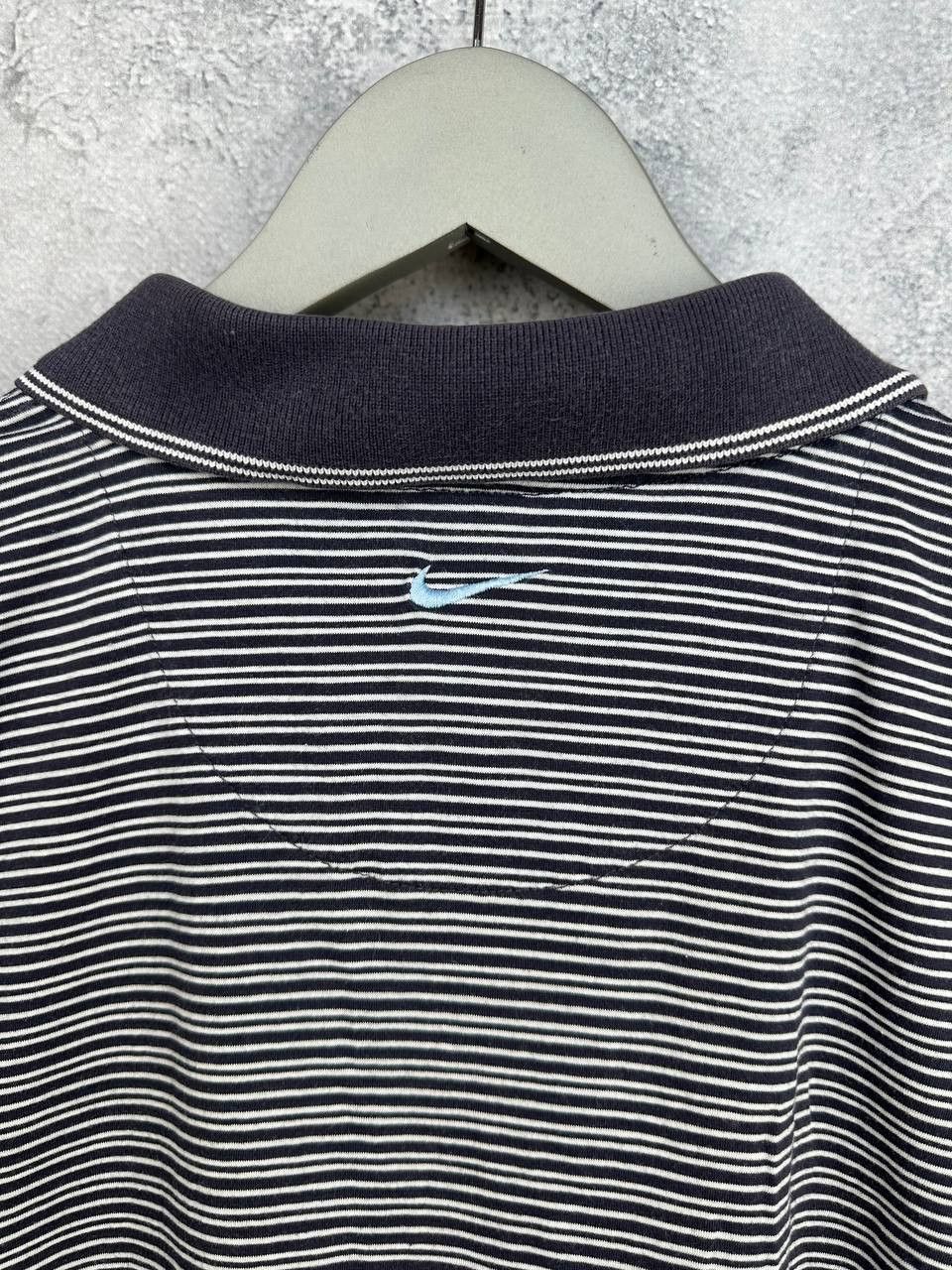Nike × Tiger Woods Nike Tiger Woods 90s Yin Yang Slam Logo Striped Polo Shirt Size US XXL / EU 58 / 5 - 6 Thumbnail
