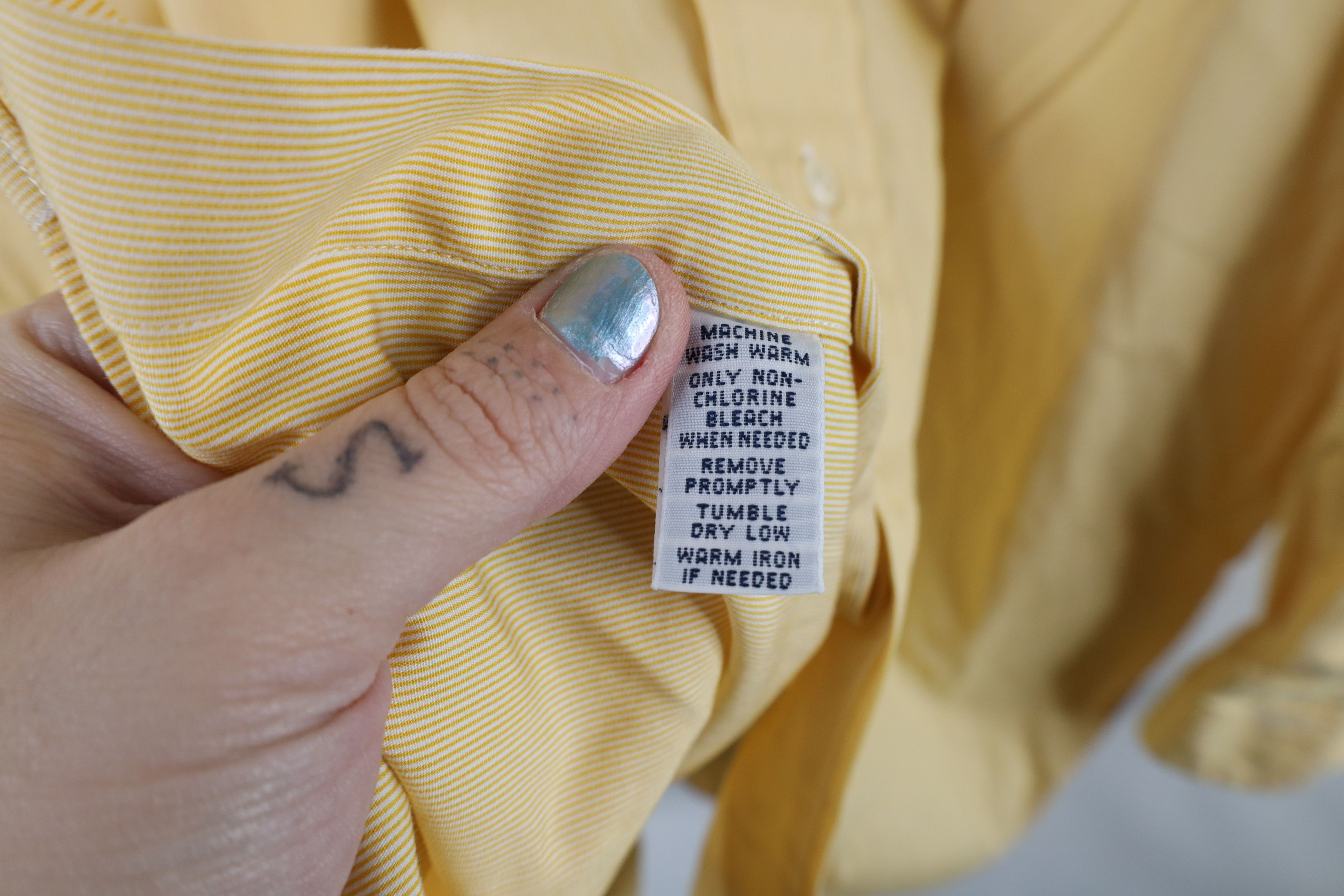 Polo Ralph Lauren Vintage 90s Ralph Lauren Fit Pinstriped Button Down Shirt Size US L / EU 52-54 / 3 - 7 Thumbnail