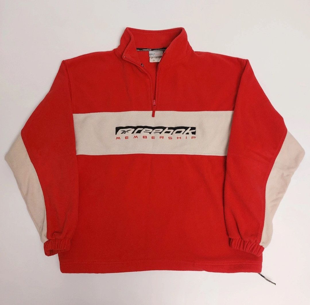 Reebok Vintage Reebok Membership Fleece Jacket Size US L / EU 52-54 / 3 - 1 Thumbnail
