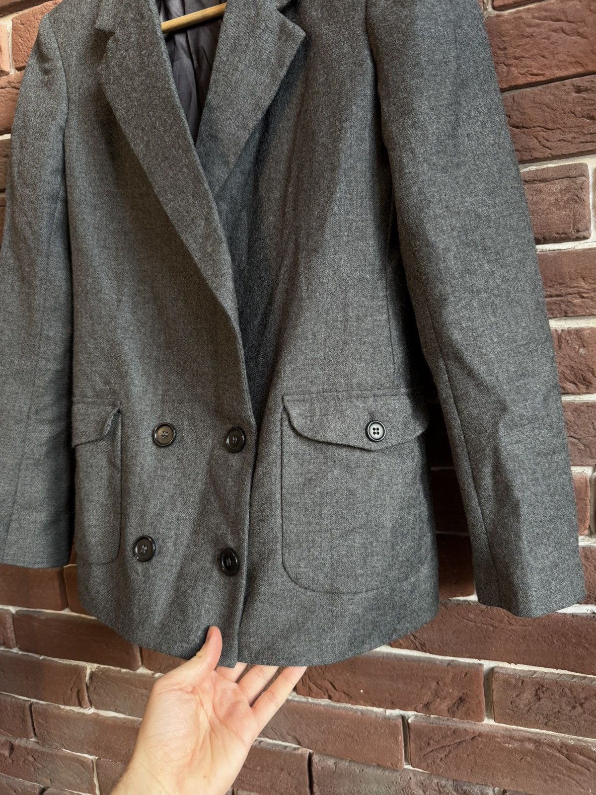 Acne Studios Rare Acne Jeans Wool Double Breasted Blazer Hype Designer 36 Size S / US 4 / IT 40 - 6 Thumbnail
