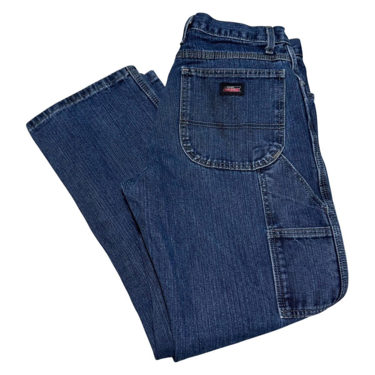 Dickies × Vintage Dickies Logo Distressed Jean Carpenter Pants Men’s 32x30 Size US 32 / EU 48 - 1 Thumbnail