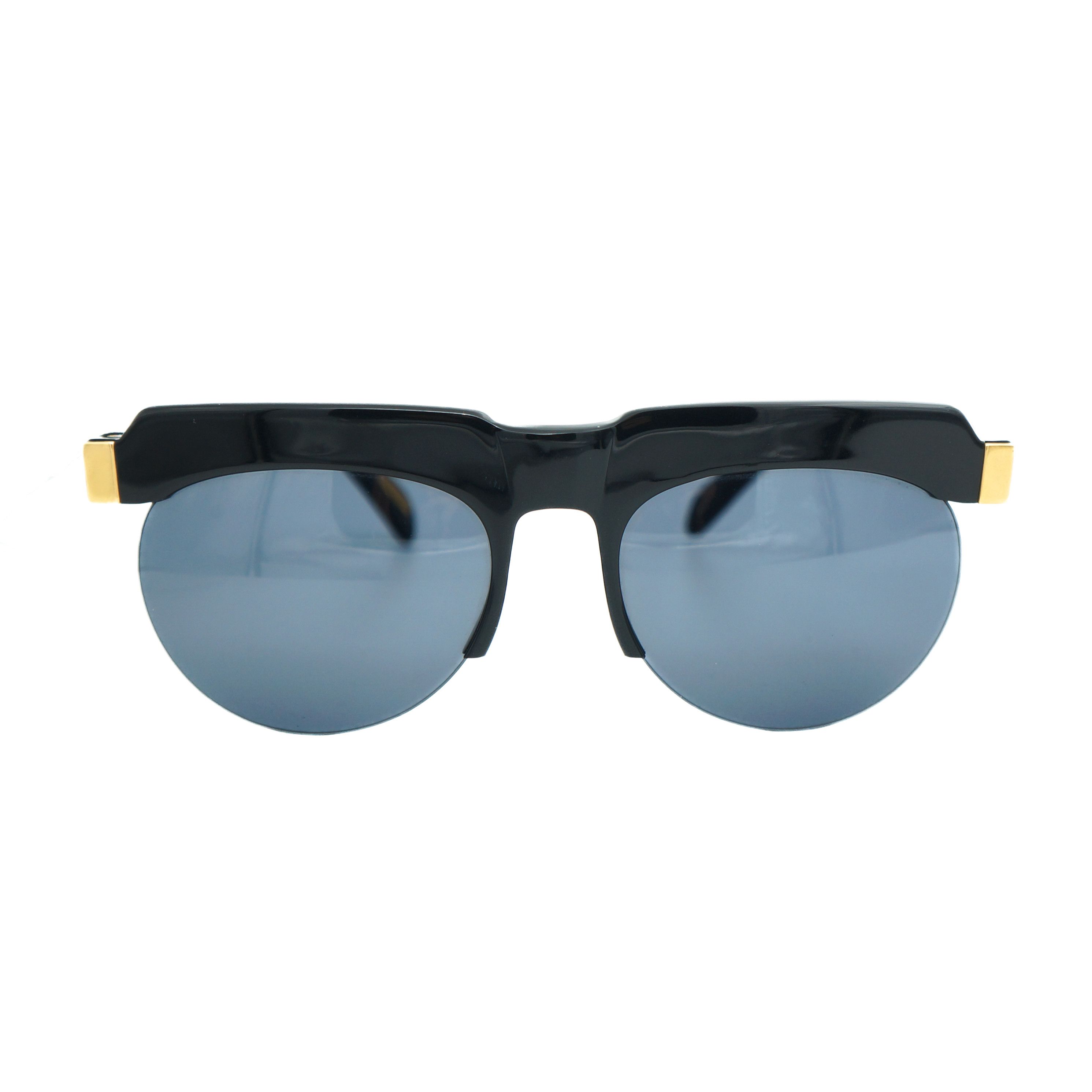 Vintage GIANNI VERSACE Mod 397 Ultra Rare Black Sunglasses Vintage Size ONE SIZE - 2 Thumbnail