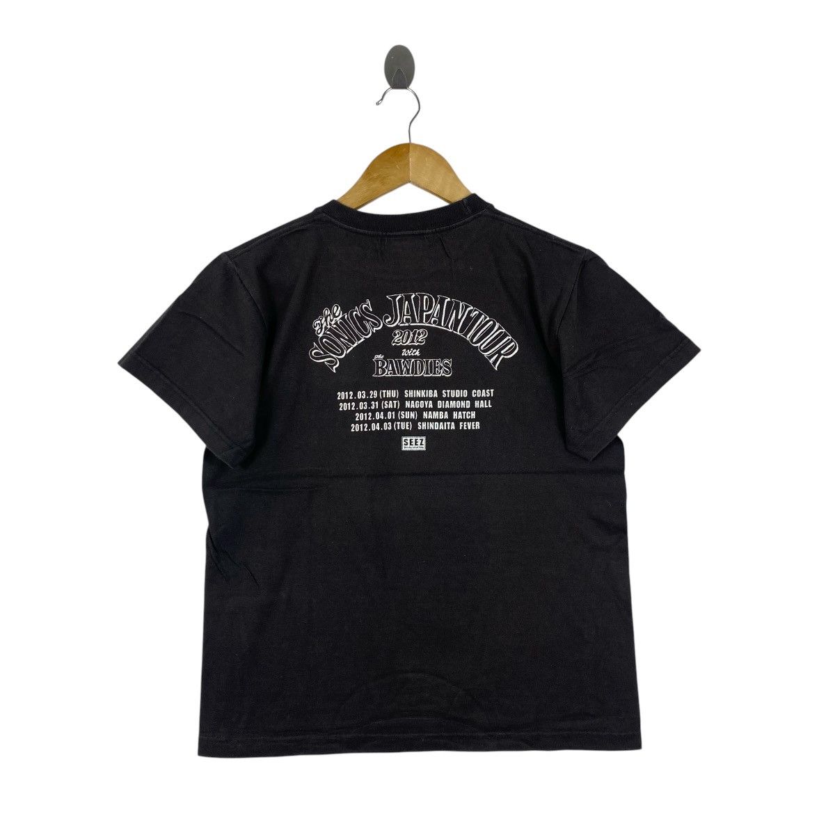 Band Tees Vintage Erostika The Sonics Tour T Shirt Small Black Size US S / EU 44-46 / 1 - 2 Thumbnail
