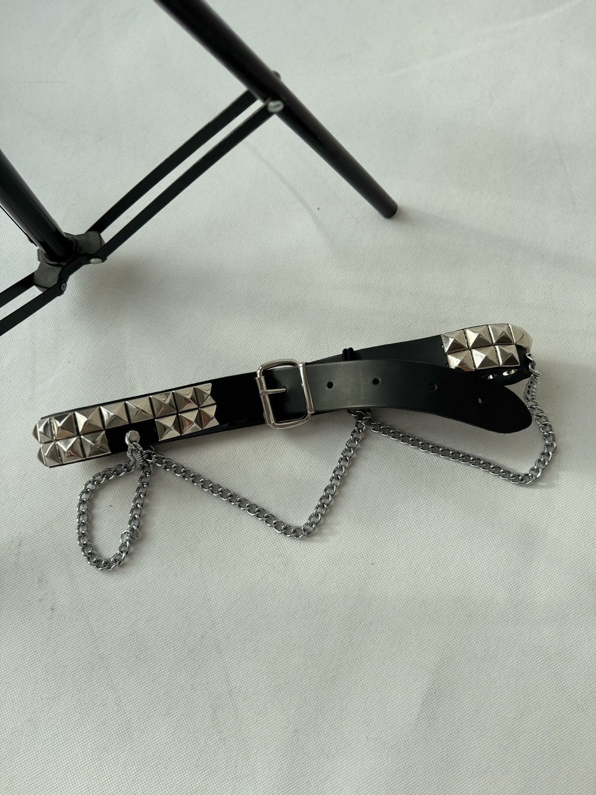 Hysteric Glamour × Japanese Brand Vintage Belts Y2K Rhinestones Punk leather belt Japanese Size ONE SIZE - 22 Thumbnail