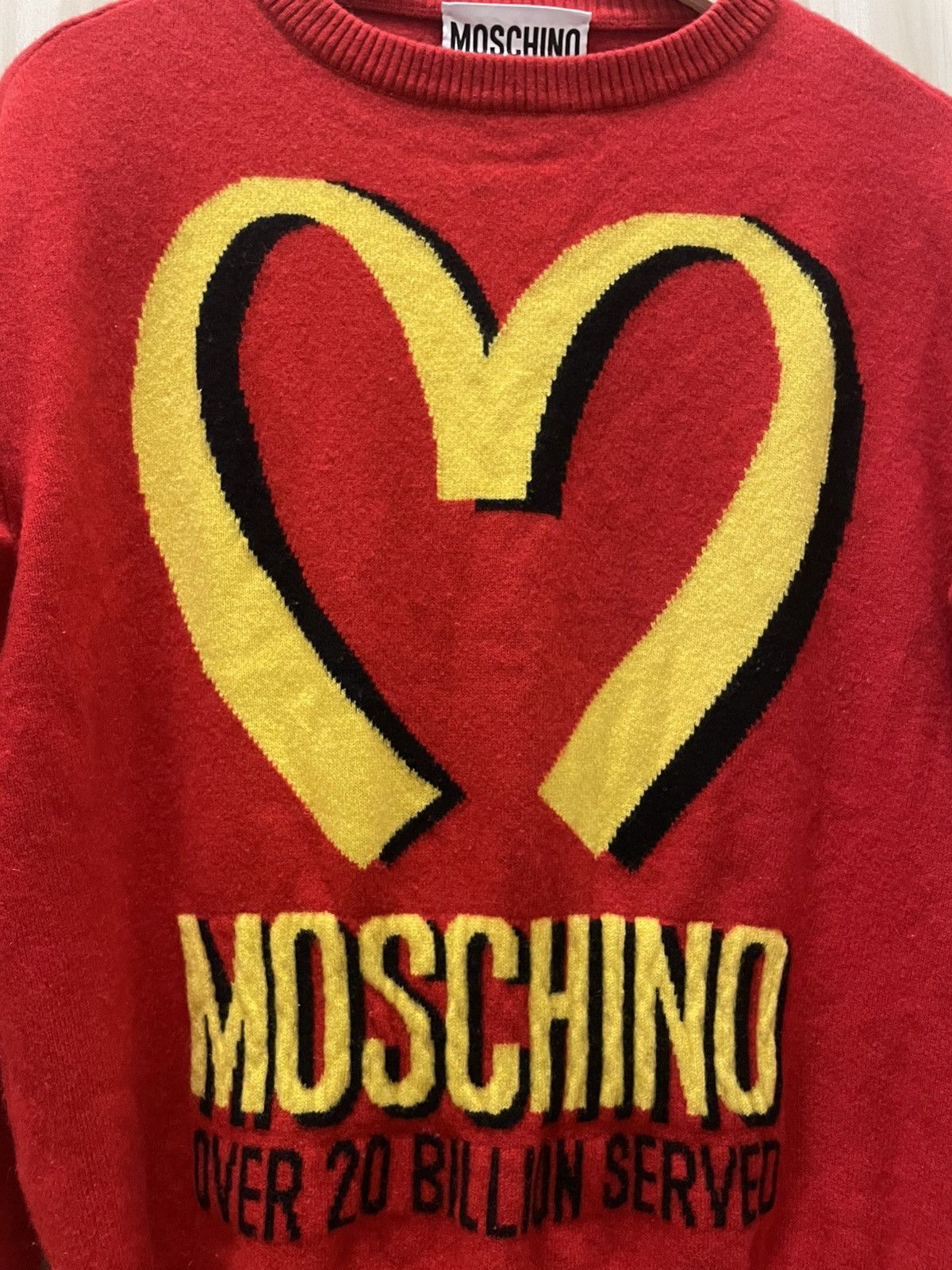 Moschino Moschino McDonalds 2014 RunwayJeremy Scott Cashmere Sweater Size US S / EU 44-46 / 1 - 3 Thumbnail