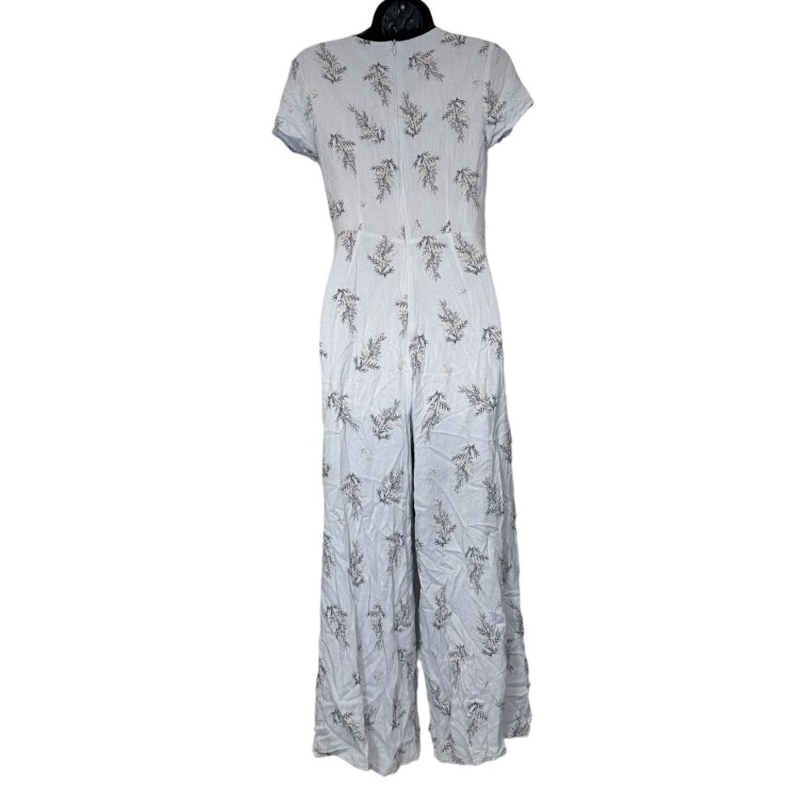 Urban Outfitters Urban Outfitters KerriAnn Light Purple Floral Print Jumpsuit Size 28" / US 6 / IT 42 - 6 Thumbnail