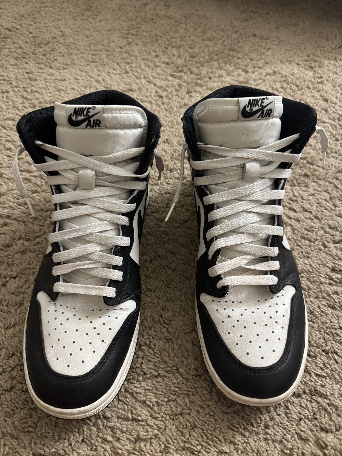 Jordan Brand Air Jordan 1 OG black white 85s Size US 10.5 / EU 43-44 - 4 Thumbnail