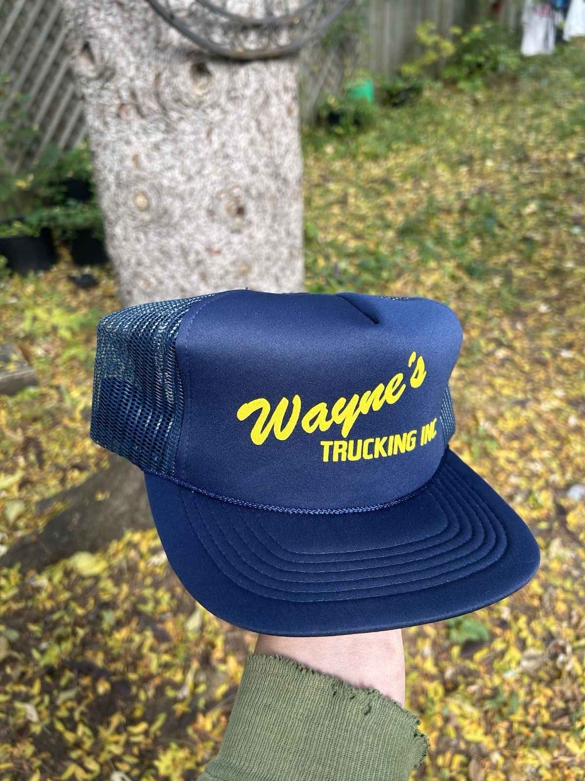 Vintage Vintage trucker hat Wayne’s trucking inc blue snapback Size ONE SIZE - 1 Thumbnail
