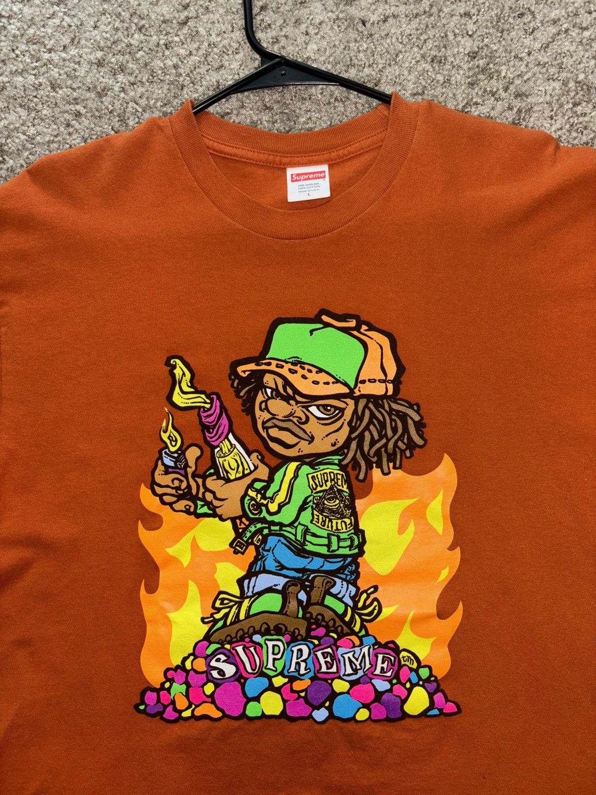 Supreme Supreme Molotov Kid Tee Size US L / EU 52-54 / 3 - 2 Thumbnail