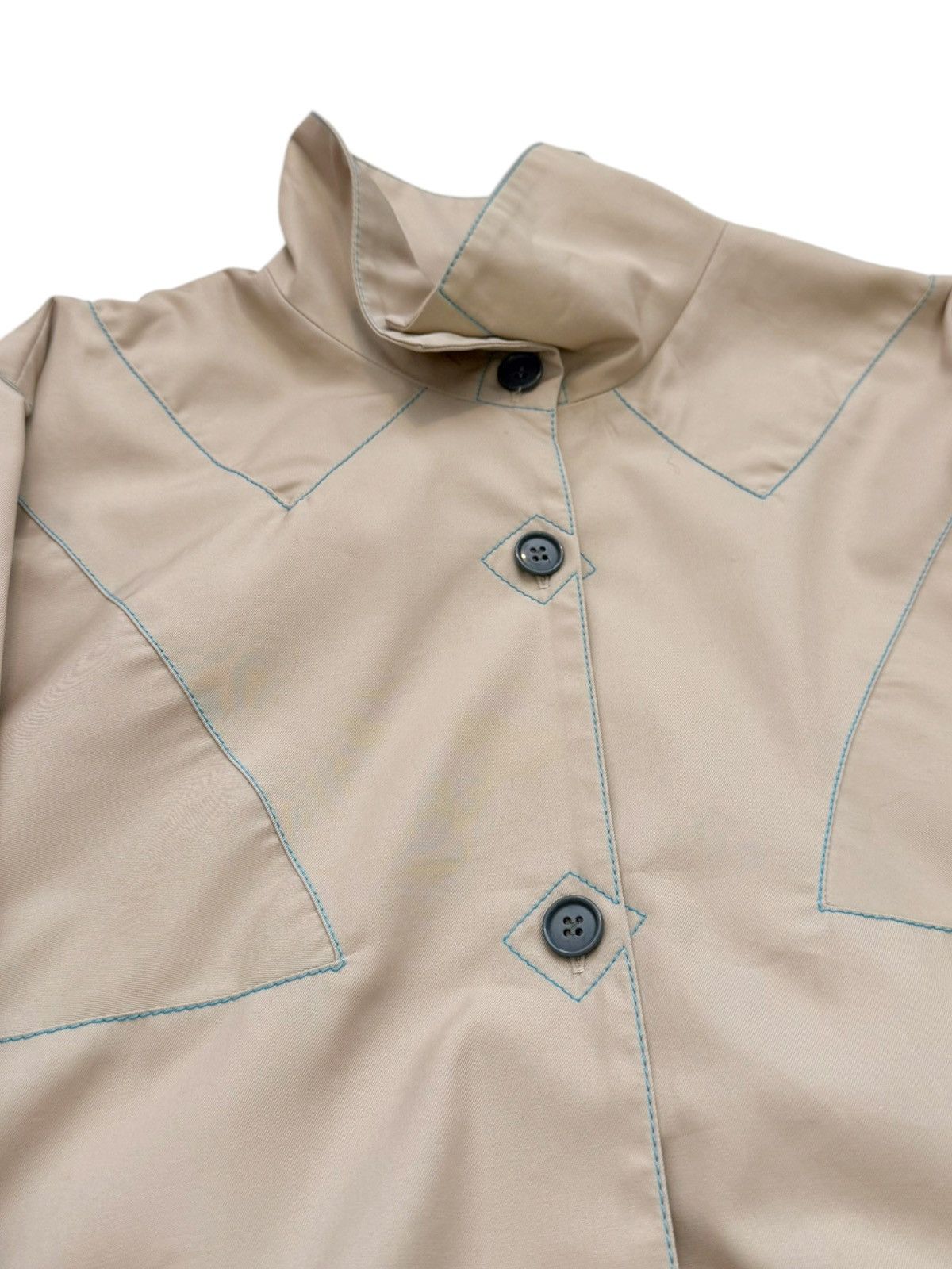 Kiko Kostadinov SS23 Bran Khaki Baggy Jacket Size XS / US 0-2 / IT 36-38 - 7 Thumbnail