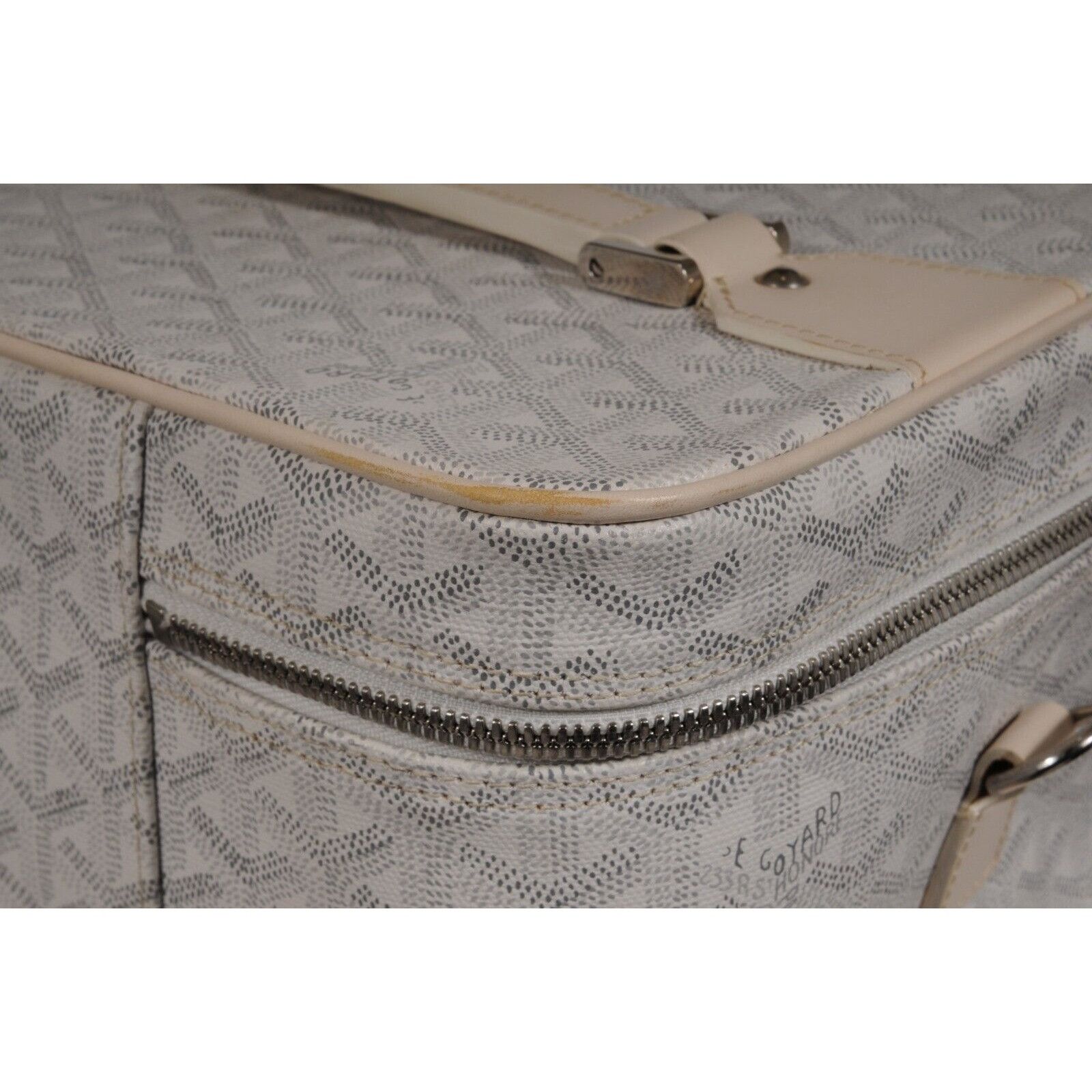 Goyard Vintage 2000's Y2k Vanity Train Case Canvas Bag - 02252 Size ONE SIZE - 17 Thumbnail