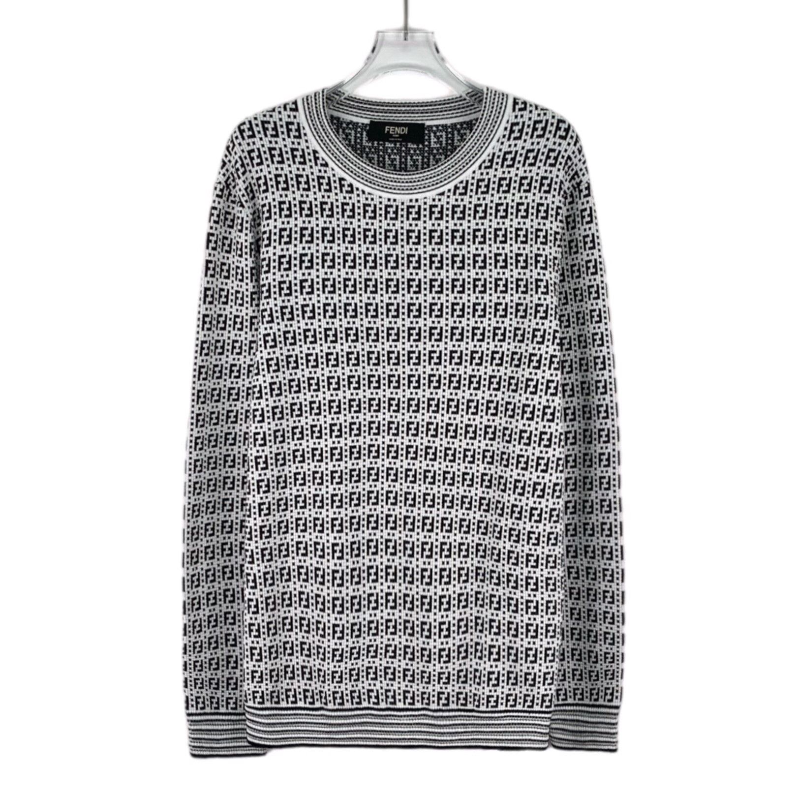 Fendi Fendi FF Monogram Interlace Knit Sweater 48 Size US M / EU 48-50 / 2 - 1 Thumbnail