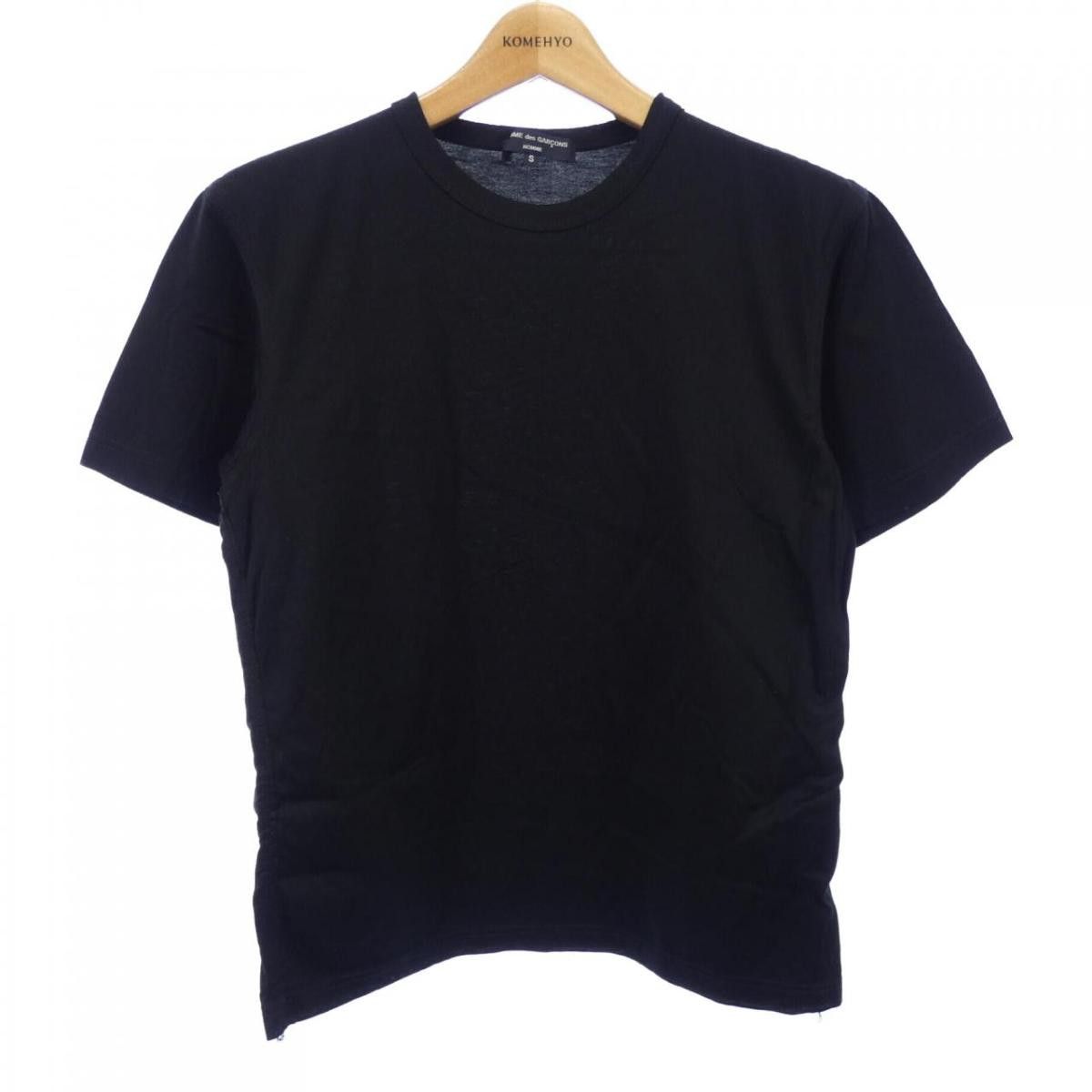 Short Sleeve T-Shirts Black Plain Crew Neck Cotton