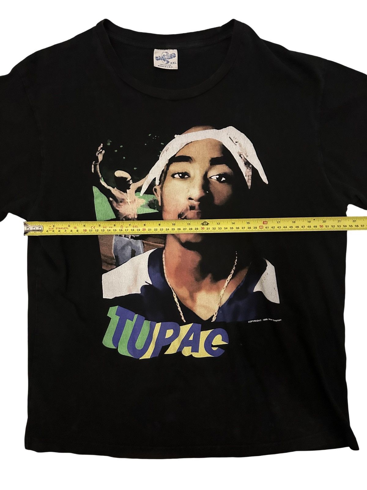 Band Tees × Rap Tees × Vintage Vintage 1998 Tupac Rap Tee It’s a set up so keep ya head up Size US XL / EU 56 / 4 - 10 Thumbnail
