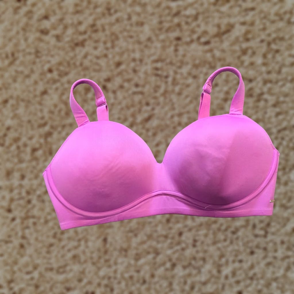 Pinko Cacique Bra Womens 40DDD Pink Lightly Lined No Wire Lane Bryant Classic Comfort Shirt Womens 40DDD Pink Lightly Lined Wireless Back Closure Hook & Eye Size ONE SIZE - 1 Thumbnail