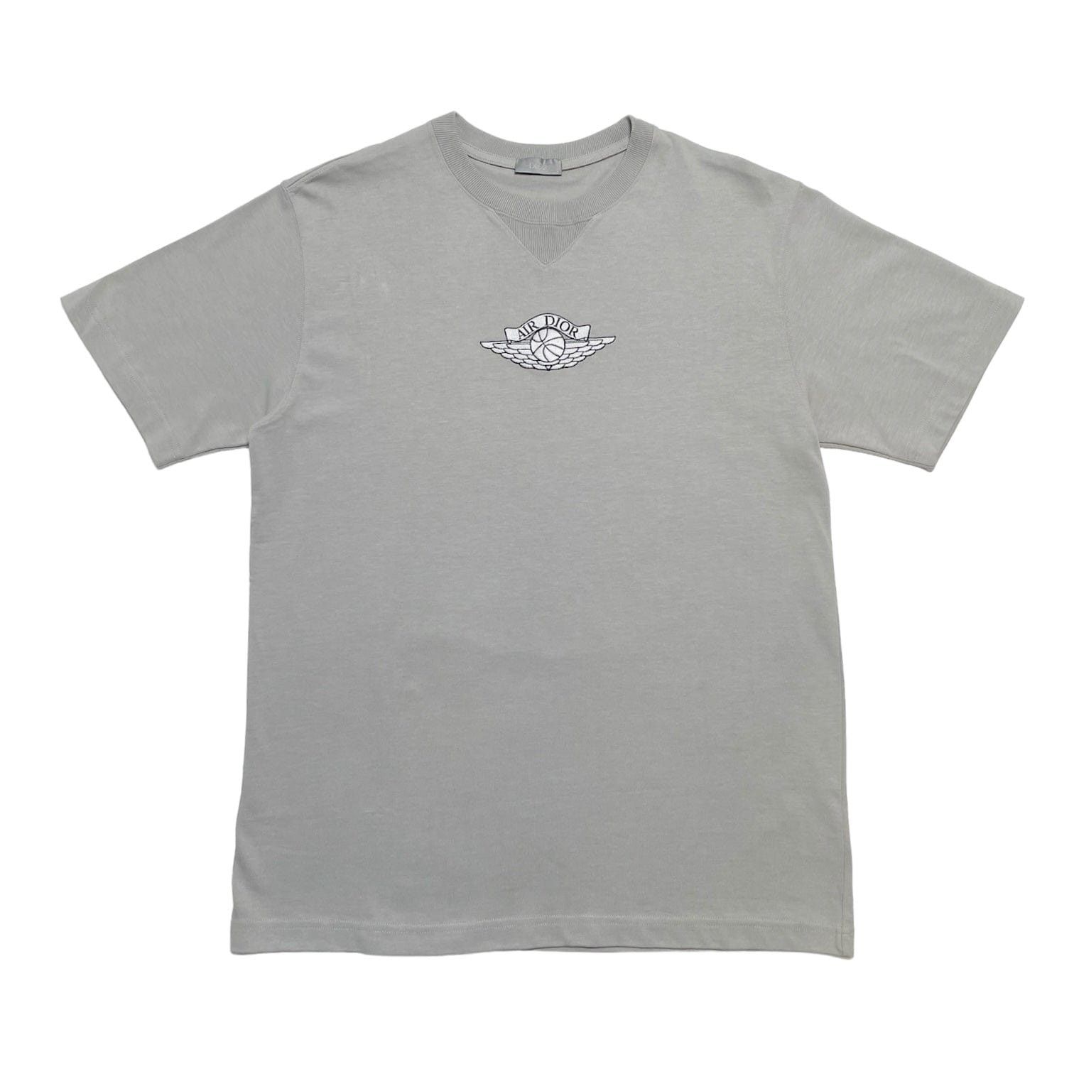Dior Dior x Jordan Wings Short Sleeve Tee Shirt Grey Size US M / EU 48-50 / 2 - 1 Thumbnail