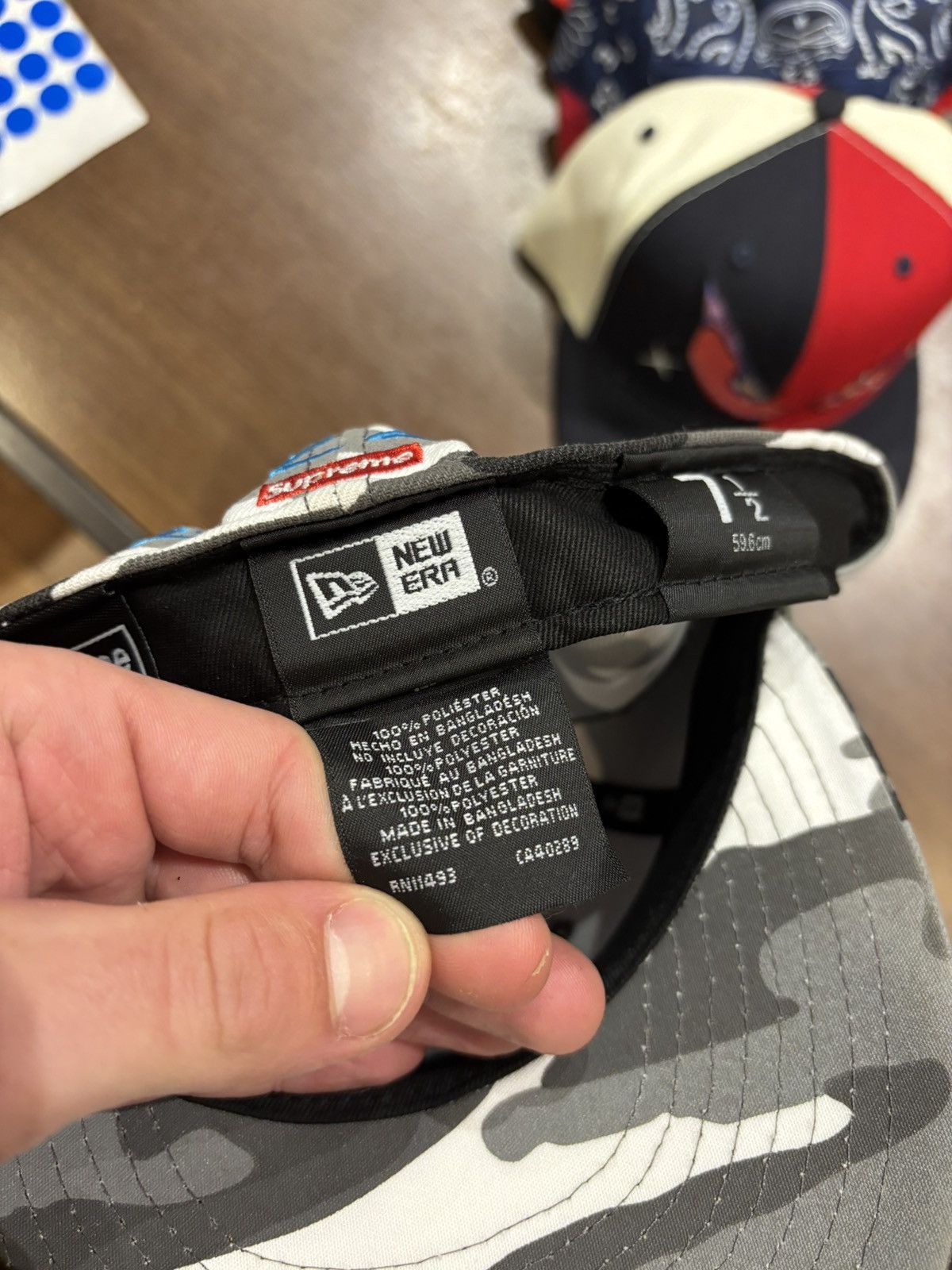 Supreme Supreme New Era Camo Hat Size ONE SIZE - 7 Thumbnail