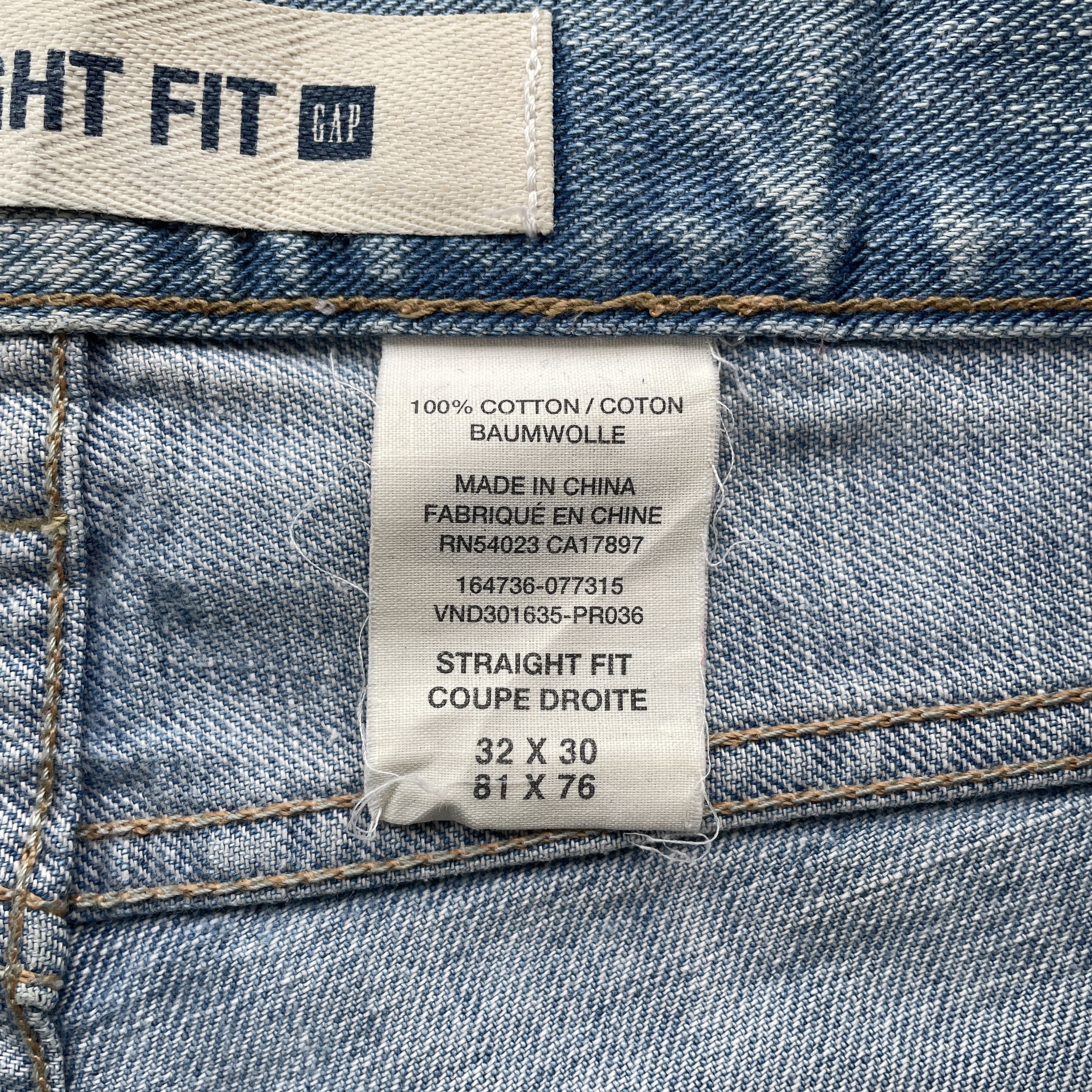 Gap × Jean W32x31.5💥 Vintage 1969 Gap Denim Faded Jeans Pants Size US 32 / EU 48 - 9 Thumbnail
