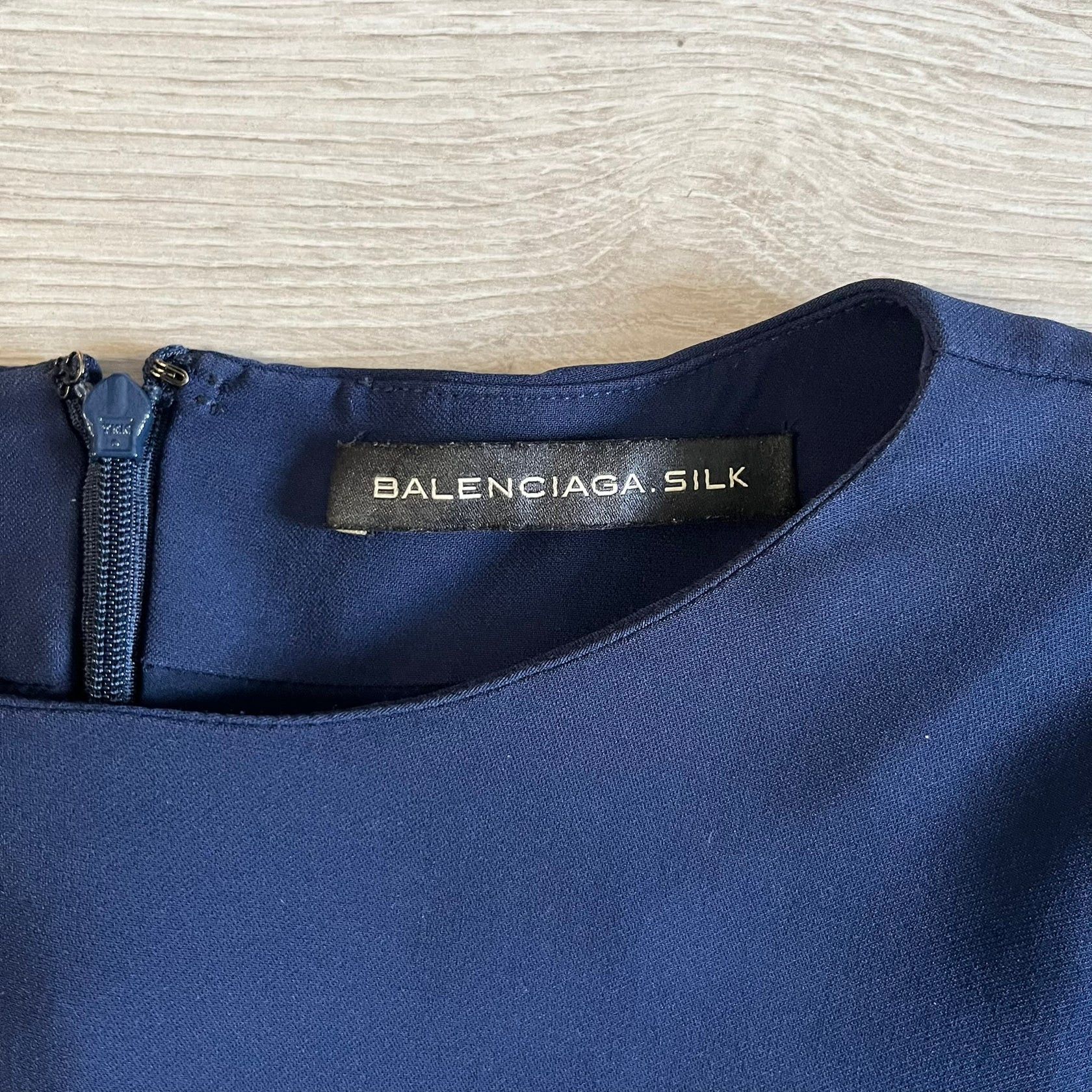 Balenciaga balenciaga silk dress Size S / US 4 / IT 40 - 2 Thumbnail