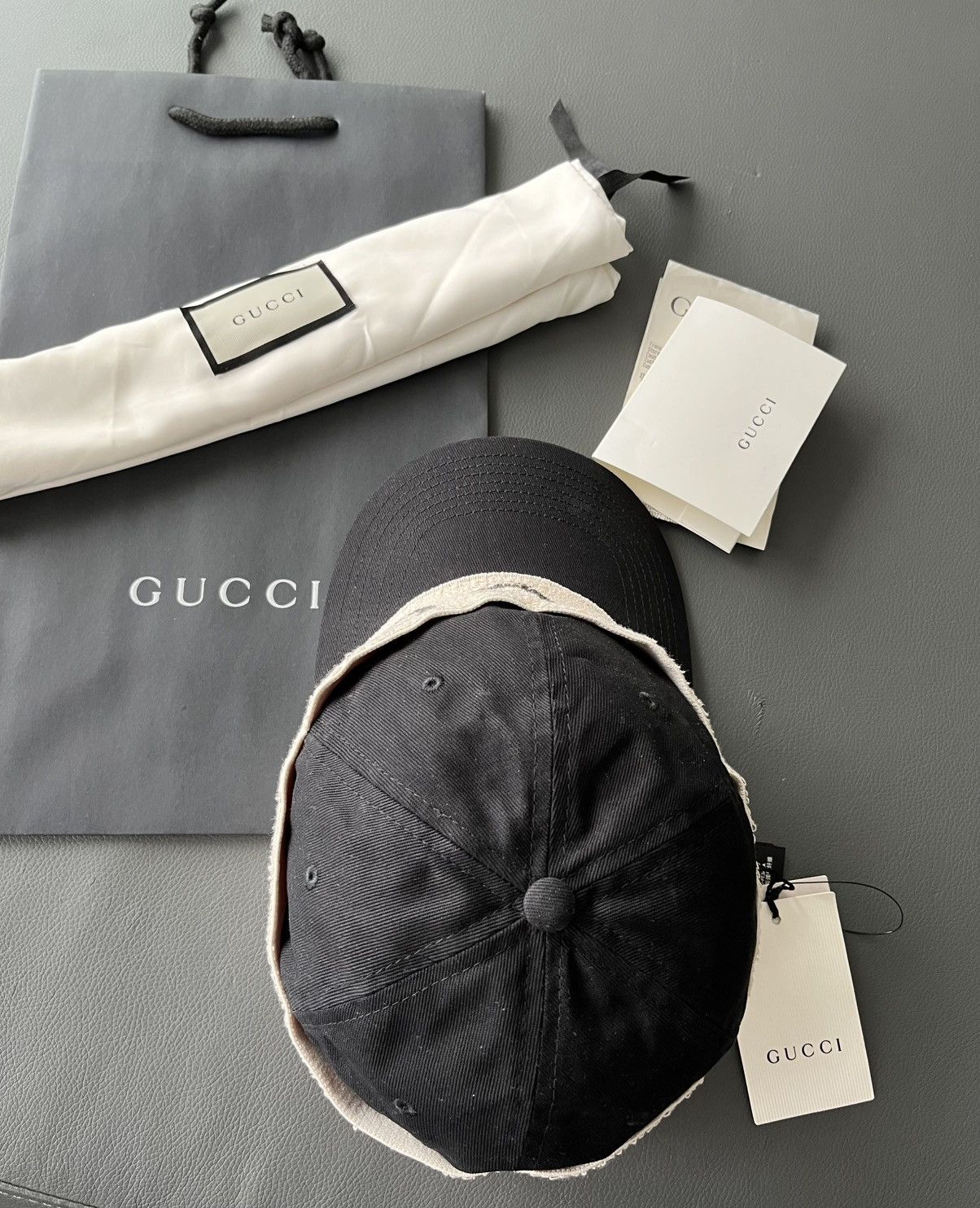 Gucci Gucci Runway Logo Baseball Hat Brand New Limited Edition Size ONE SIZE - 8 Thumbnail