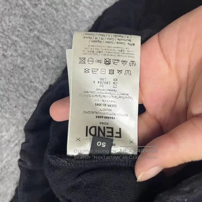 Fendi FENDI Black Cotton Men's Shorts XXL Size . Size US 44 / EU 60 - 4 Thumbnail