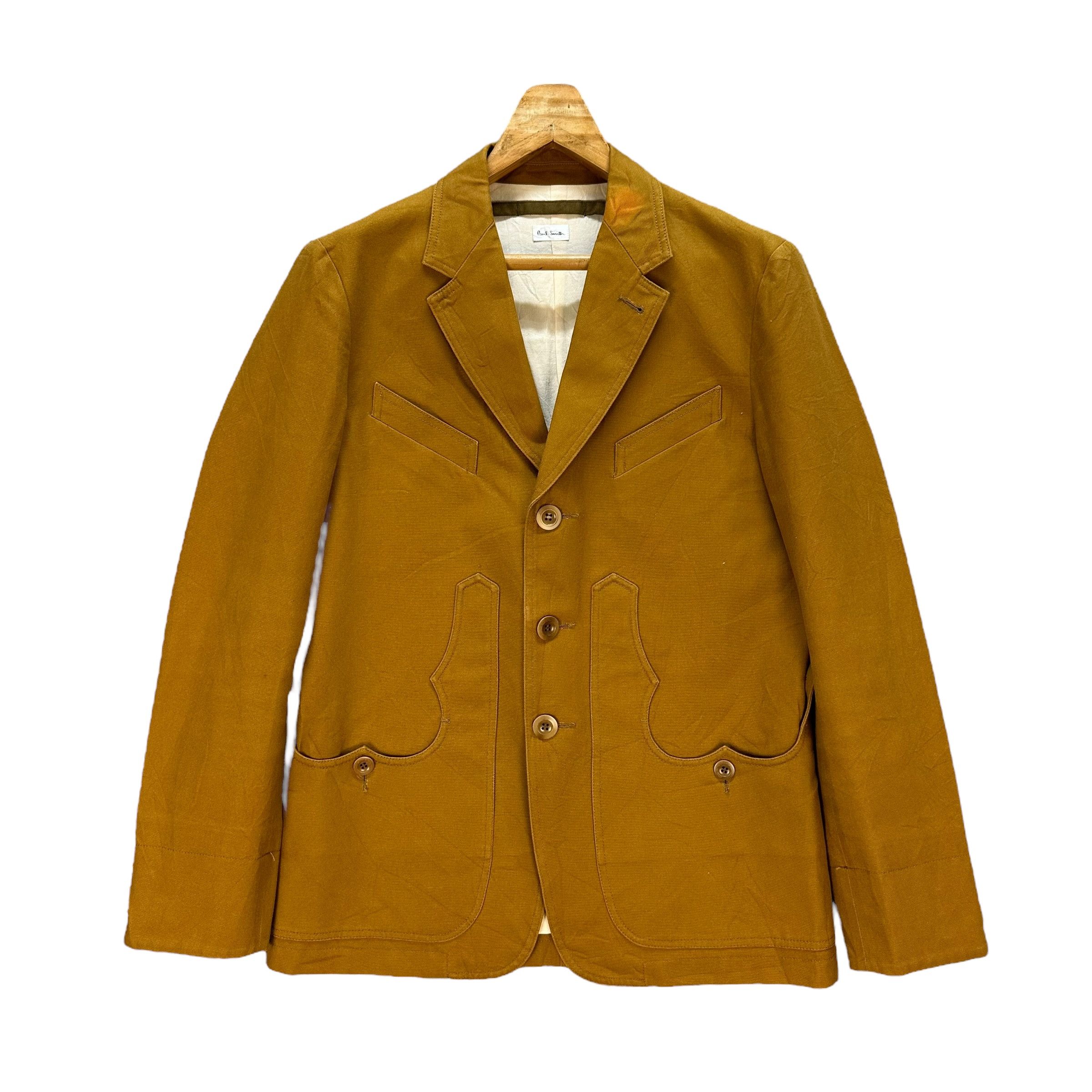 Paul Smith PAUL SMITH Button Casual Jacket Western Style #A71-1725 Size US L / EU 52-54 / 3 - 1 Thumbnail