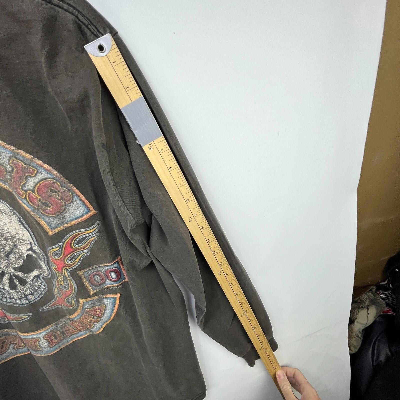 Other Vintage 2000 Sturgis Skull Sun Faded Biker Shirt Medium Size US M / EU 48-50 / 2 - 12 Thumbnail