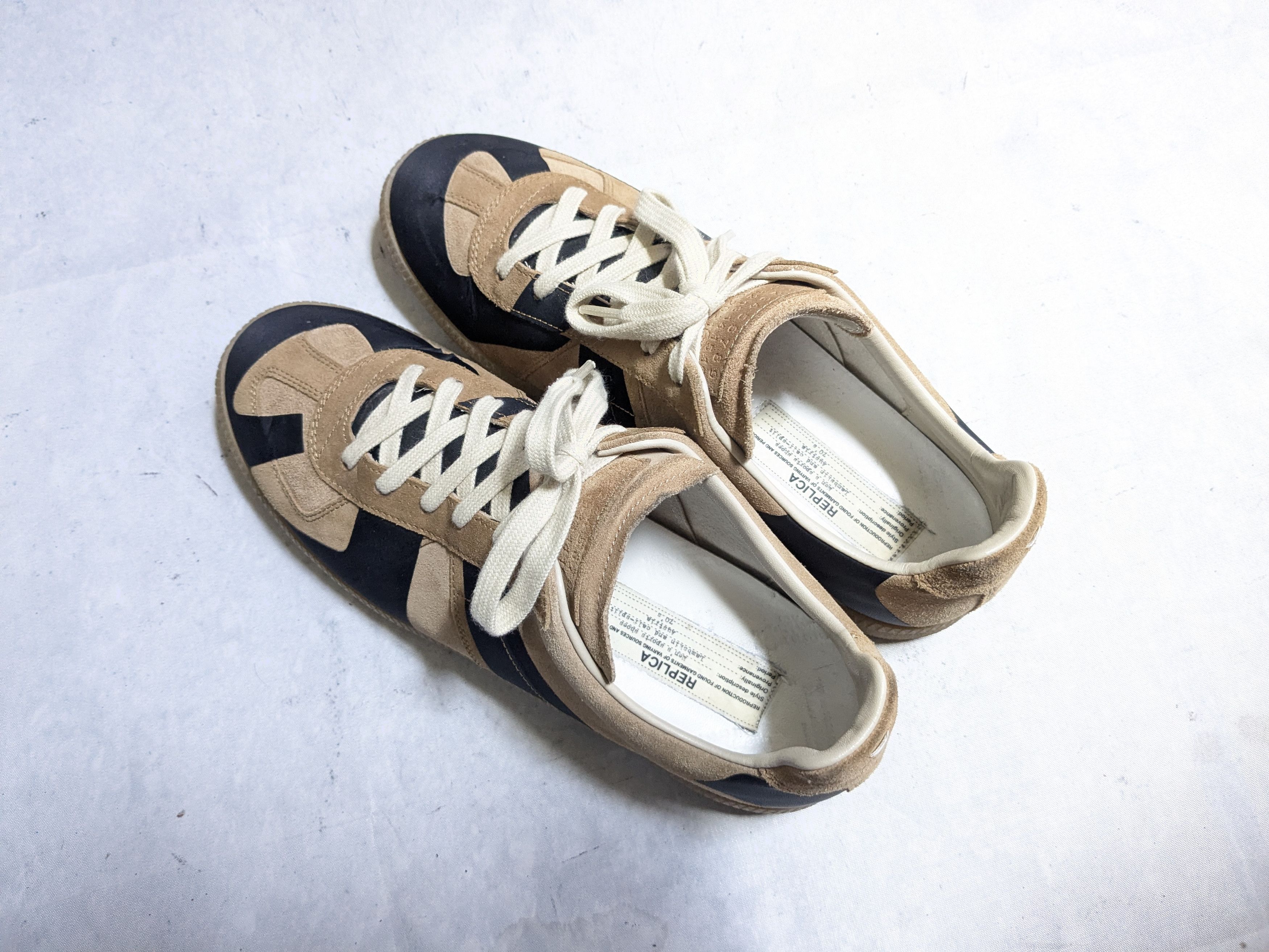 Maison Margiela Maison Margiela Replica GAT Brown 9 42 Black Gum Low Size US 9 / EU 42 - 14 Thumbnail