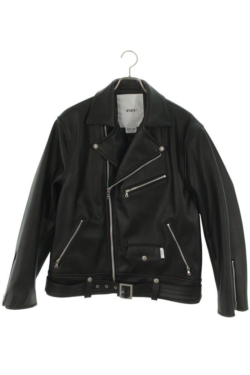 Wtaps Wtaps 23AW Leather Jacket Black Size 3 Size US L / EU 52-54 / 3 - 1 Thumbnail