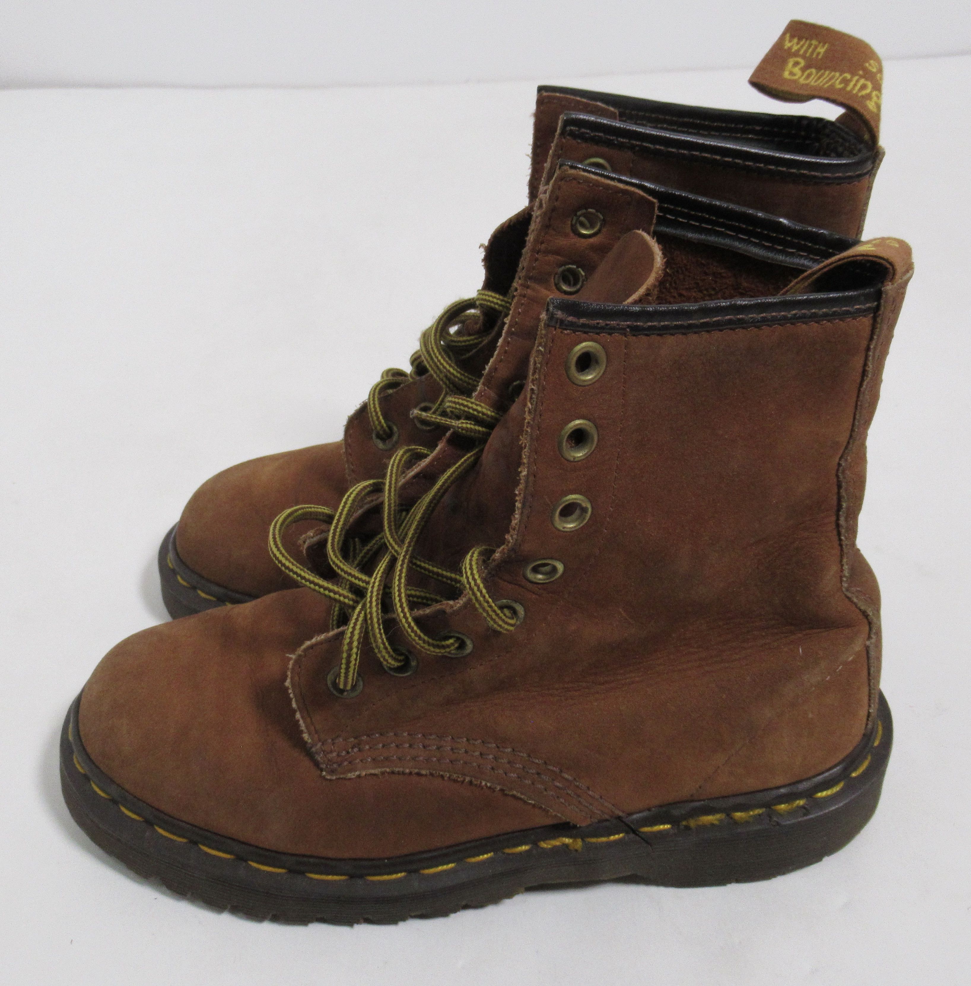 Dr. Martens Dr Martens Women's Made In England Lice Up Boot Brown Size US 5 / IT 35 - 5 Thumbnail
