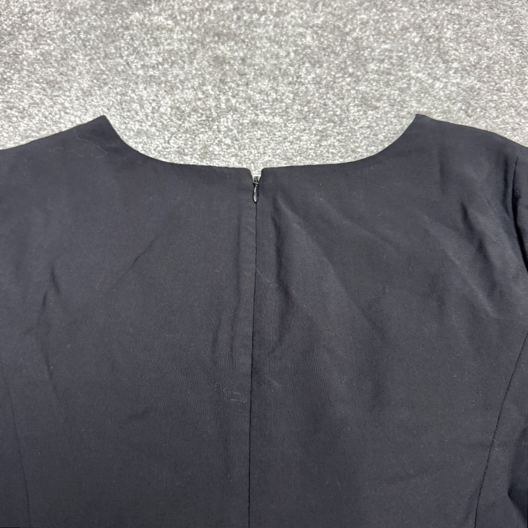 Talbots Talbots Dress Wool Sheath Midi Black Pockets Workwear Womens 8 Seasonless Size M / US 6-8 / IT 42-44 - 5 Thumbnail