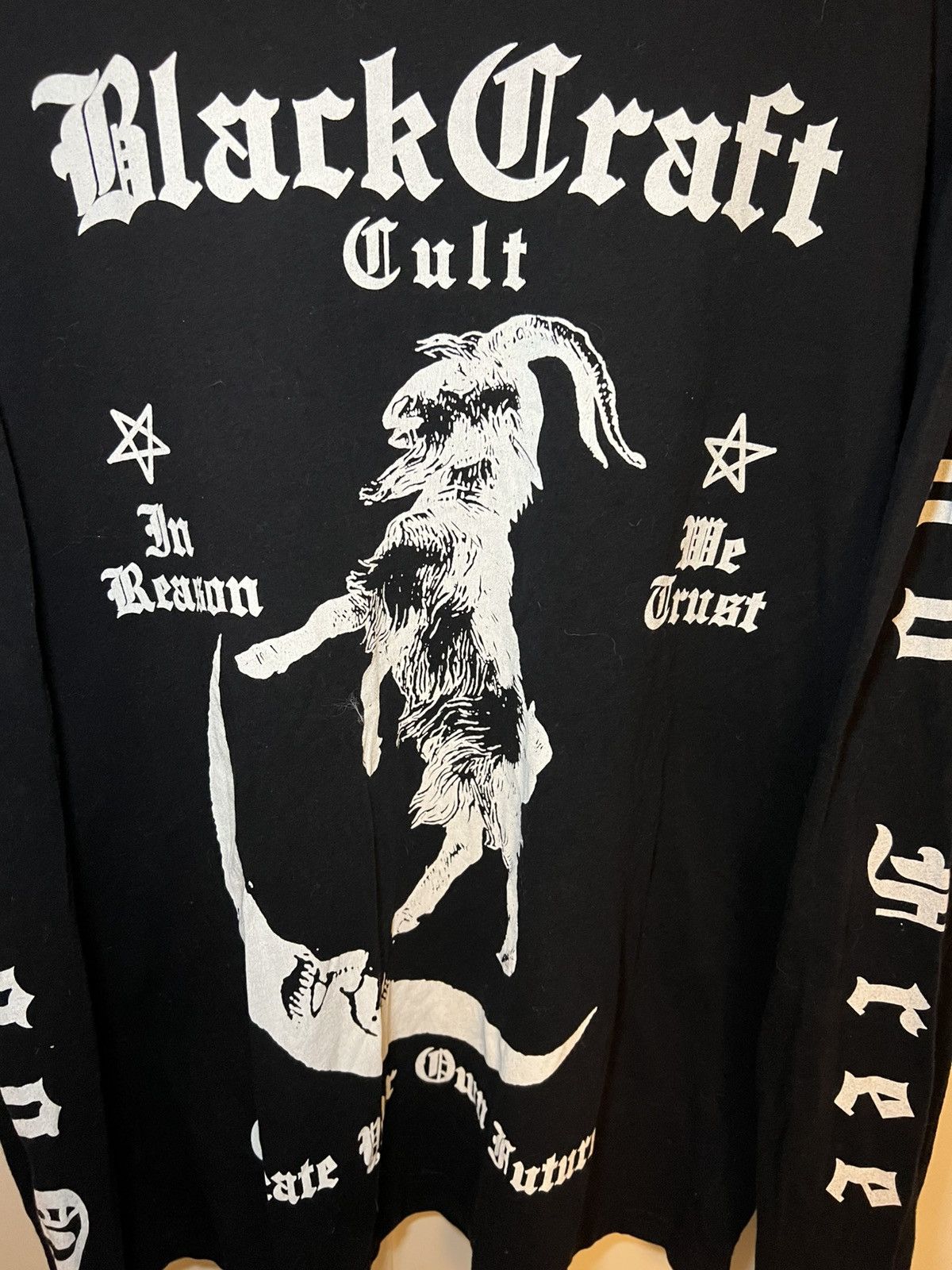 Vintage Vintage Black Craft cult goat moon aop longsleeve shirt Size US XL / EU 56 / 4 - 3 Thumbnail