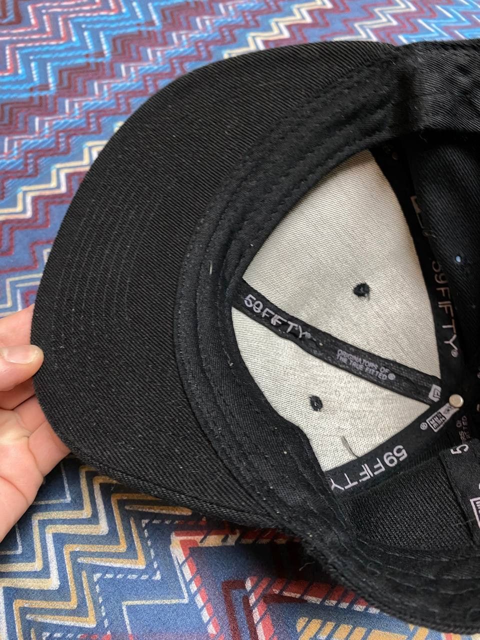 New Era Hats black Vintage New Era Cap big logo Y2K streetwear Size ONE SIZE - 10 Thumbnail