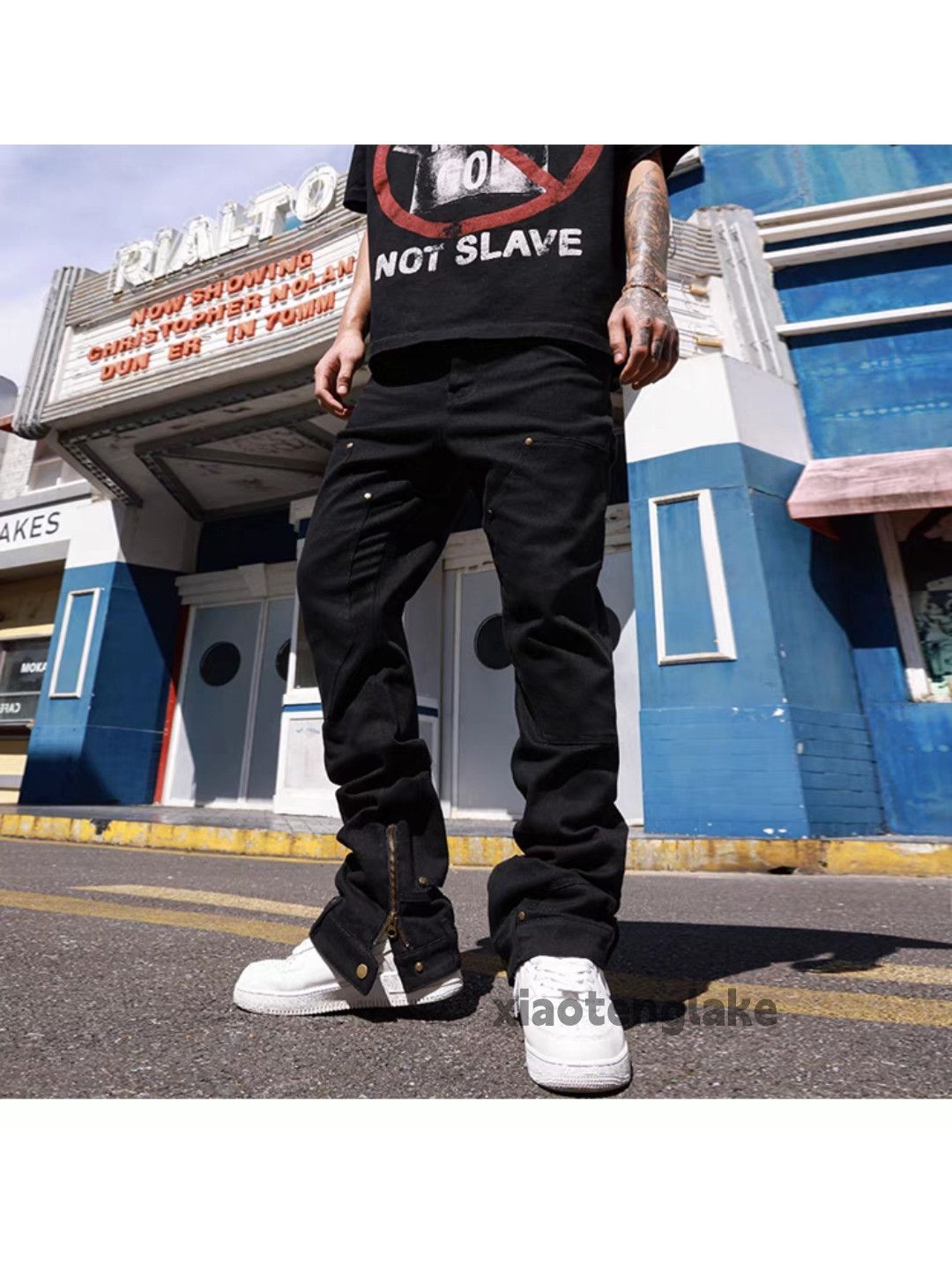 Designer × Japanese Brand × Vintage utility skate hiphop punk carpenter bootcut pants Size US 36 / EU 52 - 1 Thumbnail